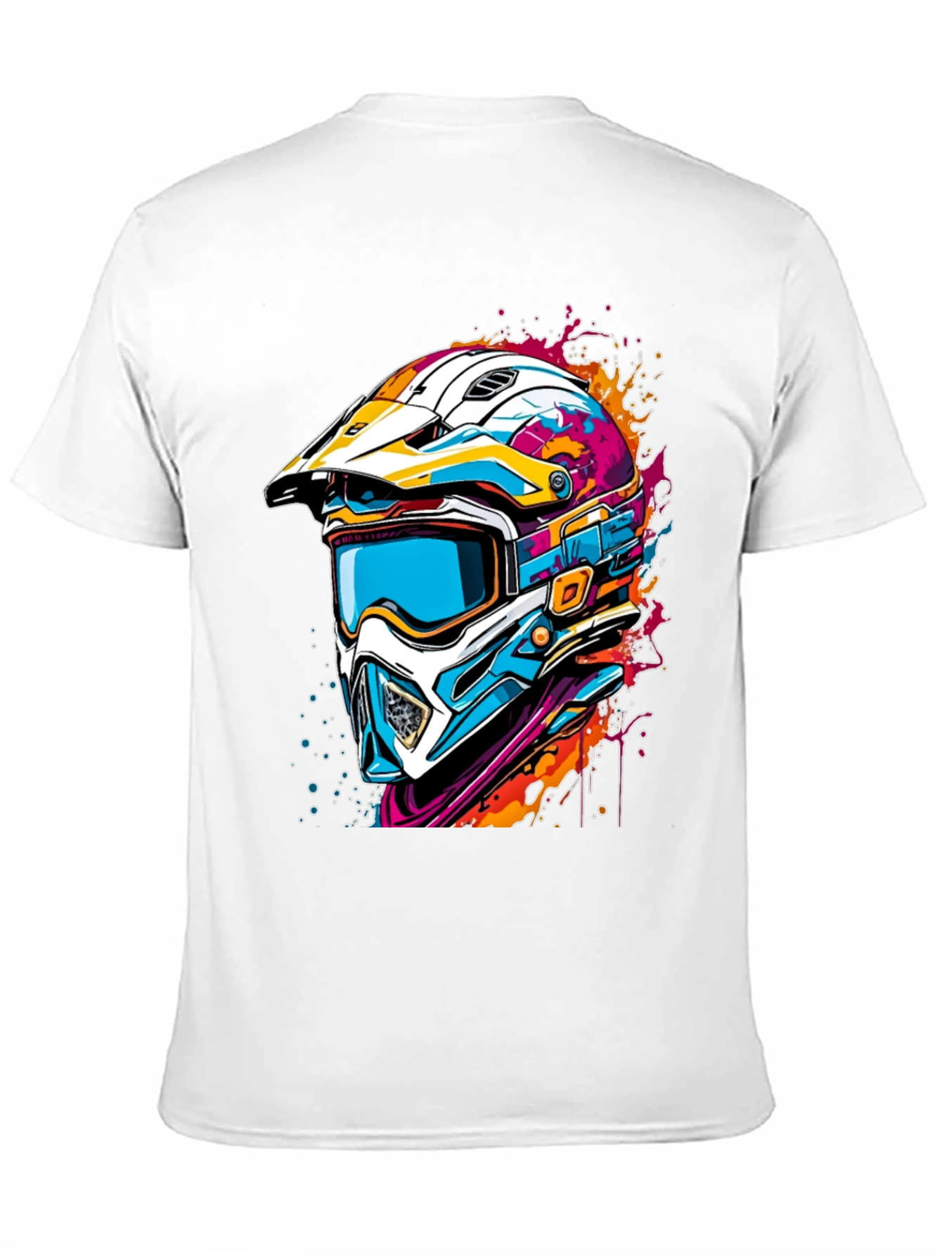 Bold Motocross Helmet Tee - Ride in Style