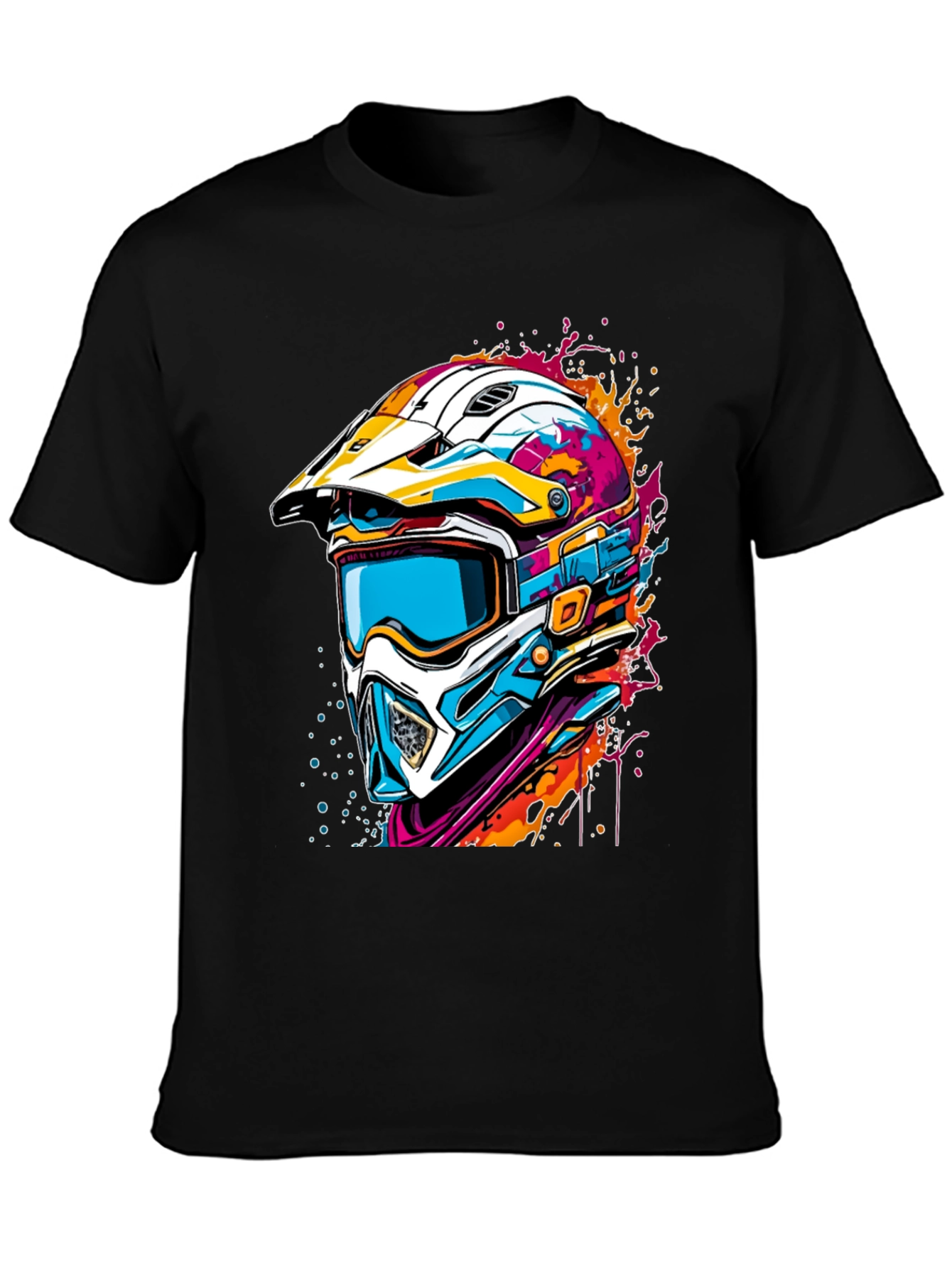 Bold Motocross Helmet Tee - Ride in Style