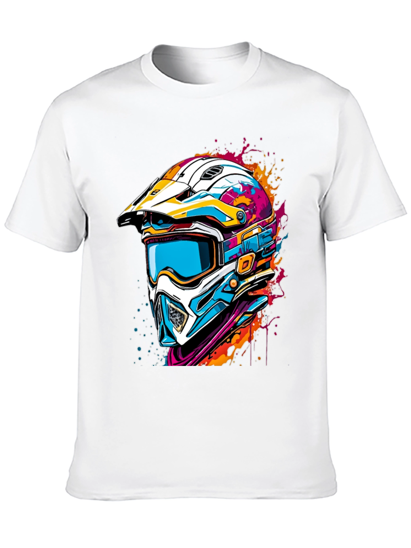 Bold Motocross Helmet Tee - Ride in Style