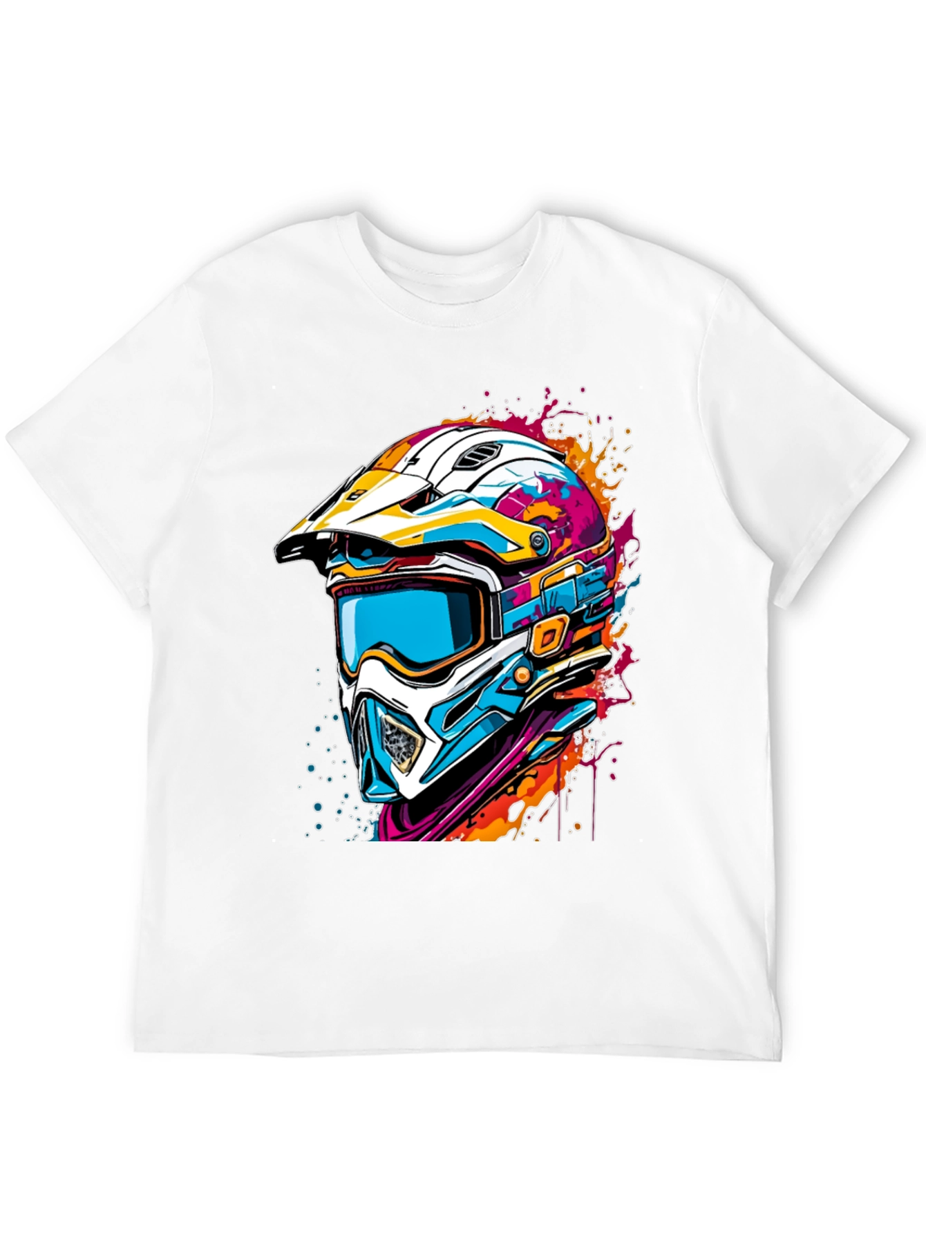 Bold Motocross Helmet Tee - Ride in Style