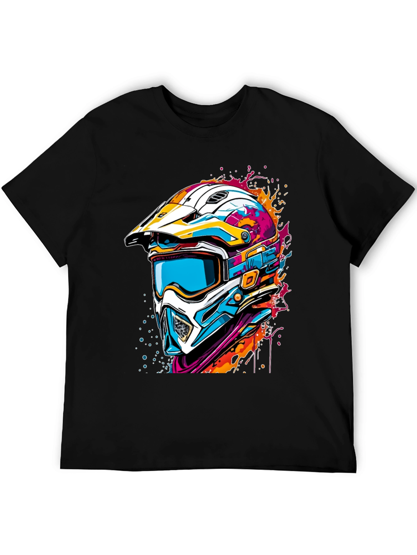Bold Motocross Helmet Tee - Ride in Style