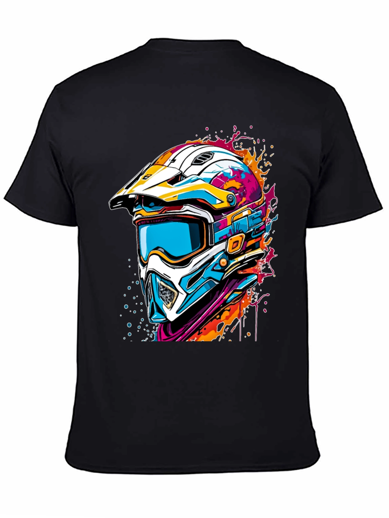 Bold Motocross Helmet Tee - Ride in Style