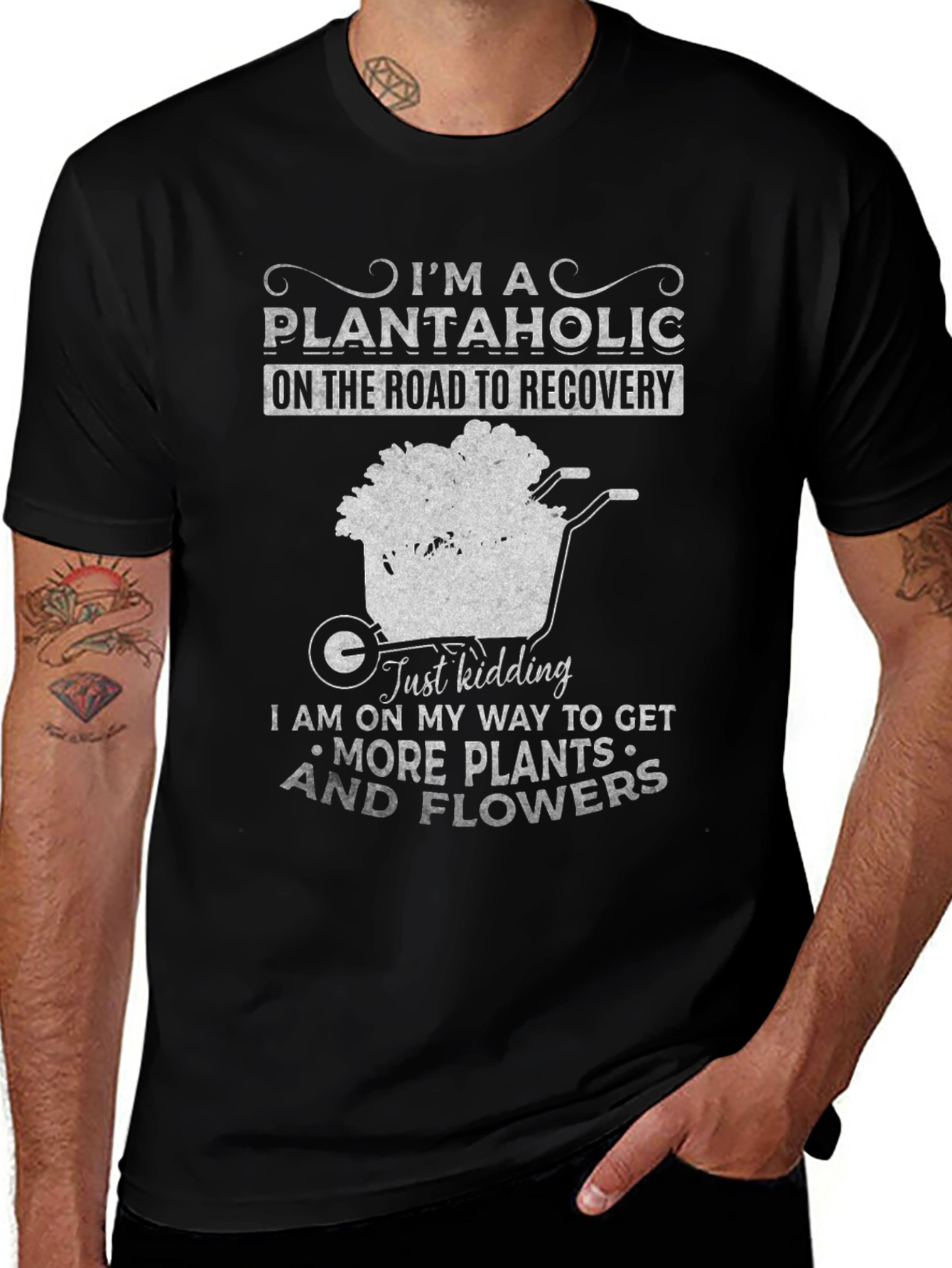 Plantaholic T-Shirt: Gardening Humor