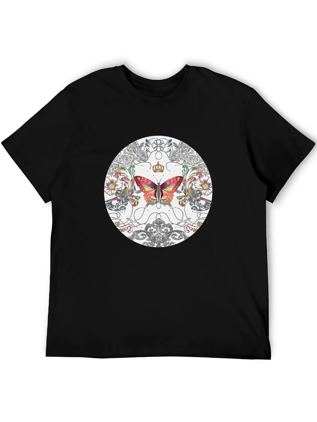 Butterfly Graphic Tee - Crowned Wings