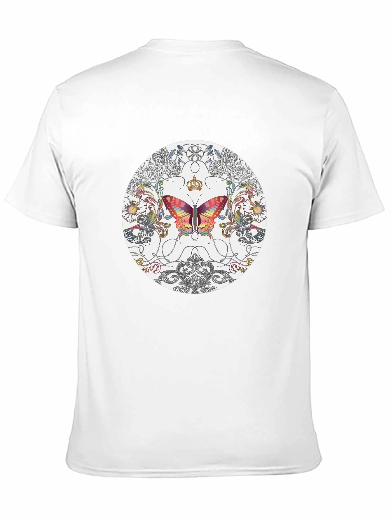 Butterfly Graphic Tee - Crowned Wings