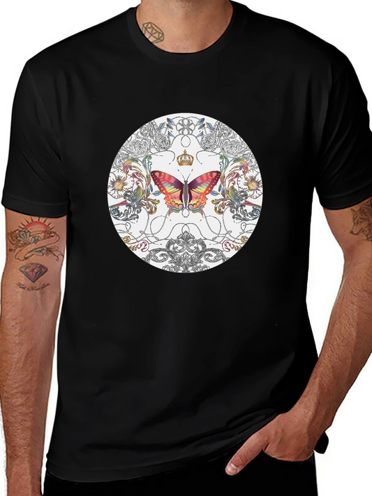 Butterfly Graphic Tee - Crowned Wings