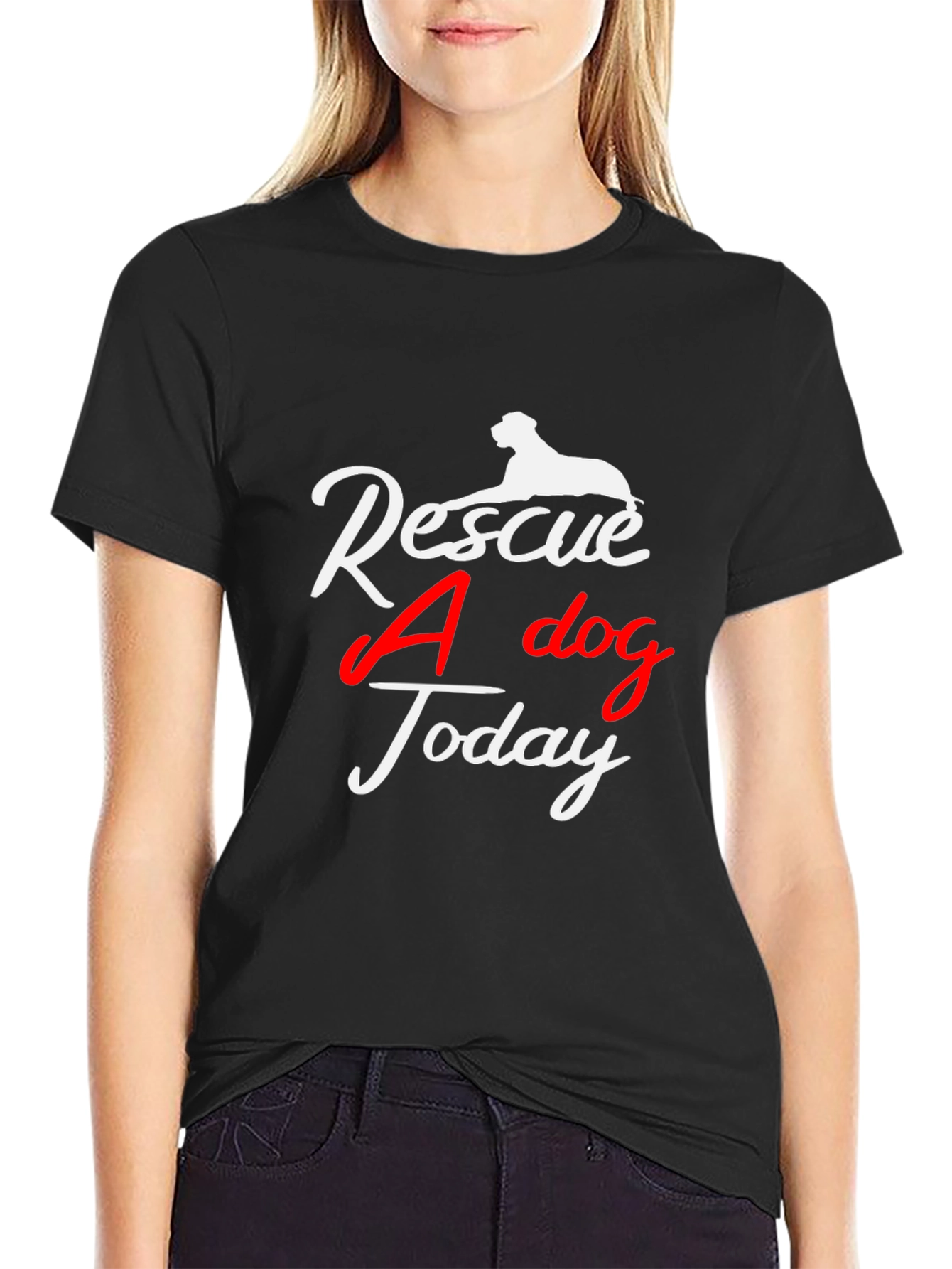 Rescue A Dog Today T-Shirt -  Unisex