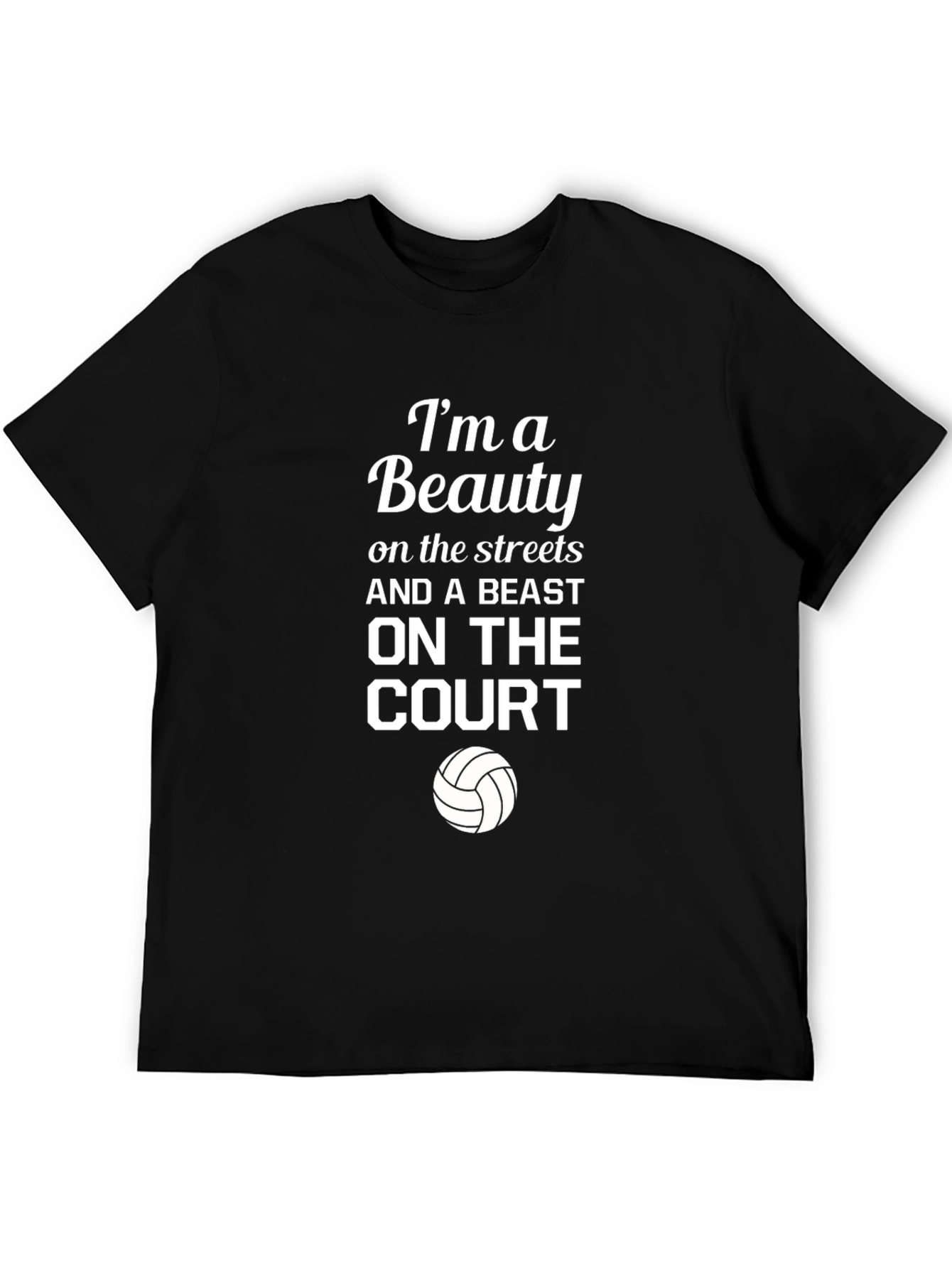 Beauty and Beast Volleyball T-Shirt