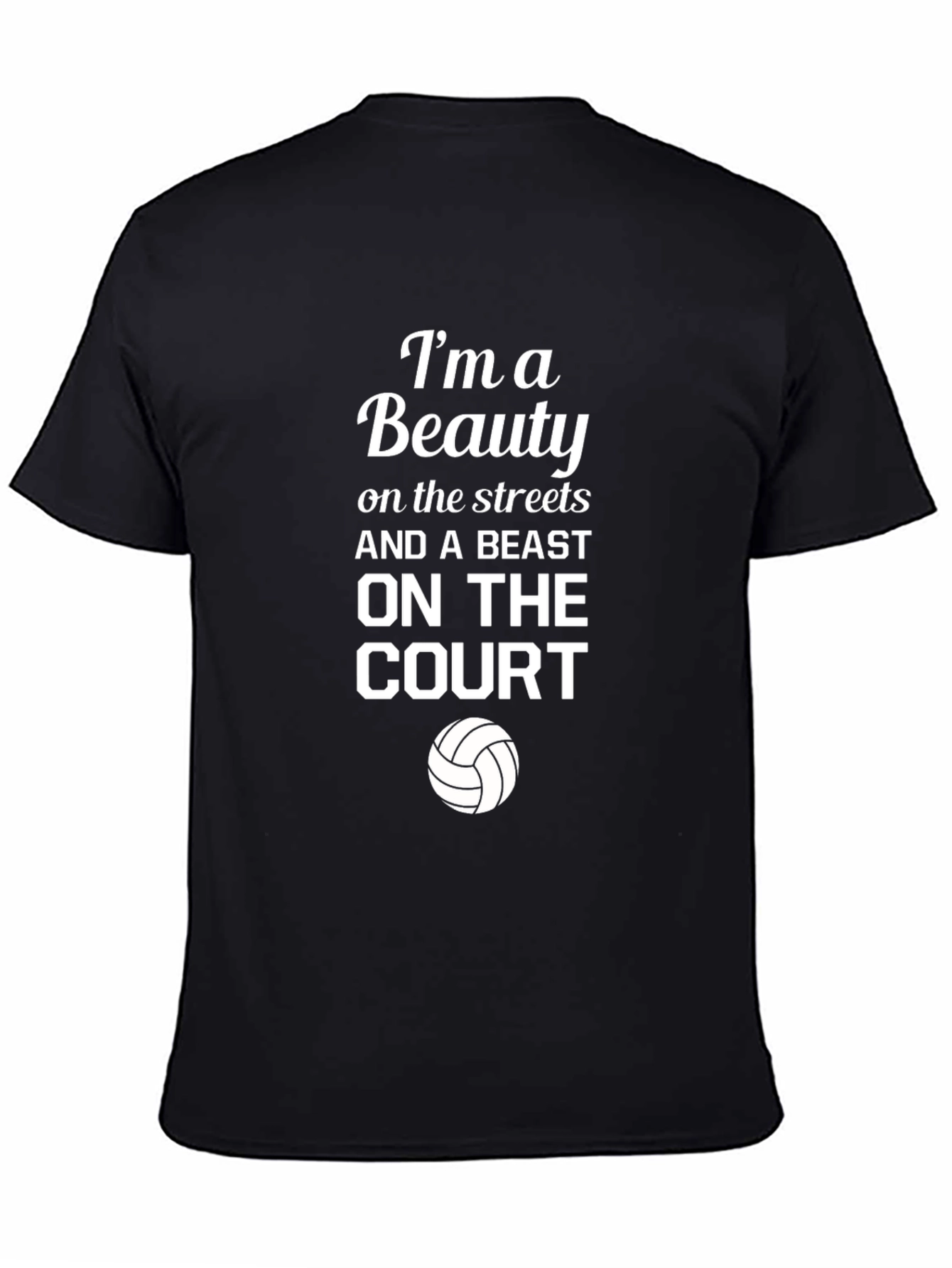 Beauty and Beast Volleyball T-Shirt