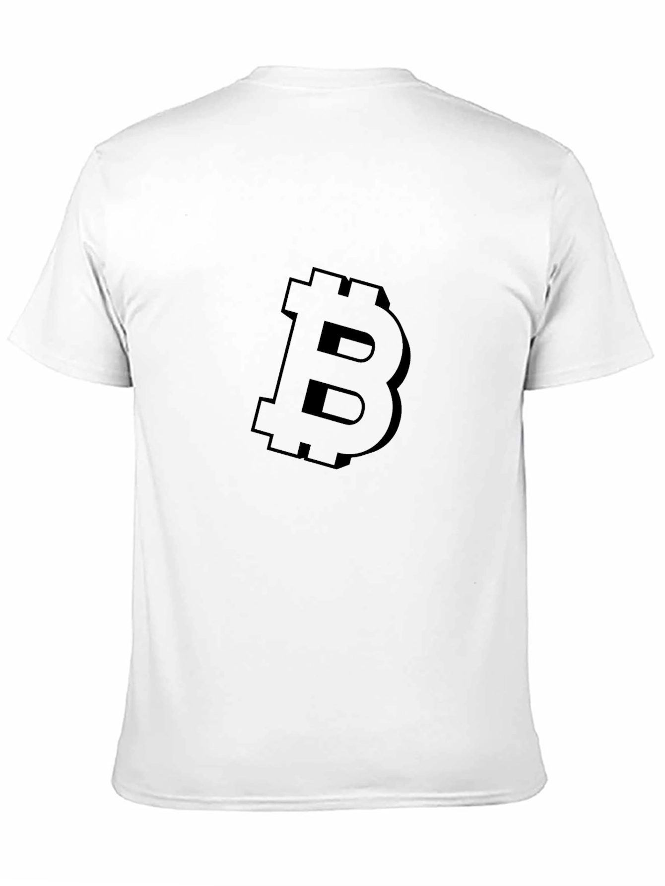 Bitcoin Black T-Shirt Crypto Currency Design