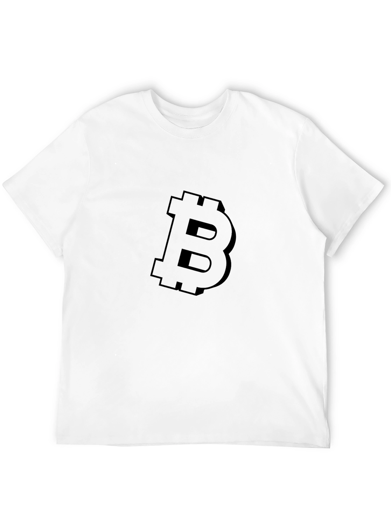 Bitcoin Black T-Shirt Crypto Currency Design