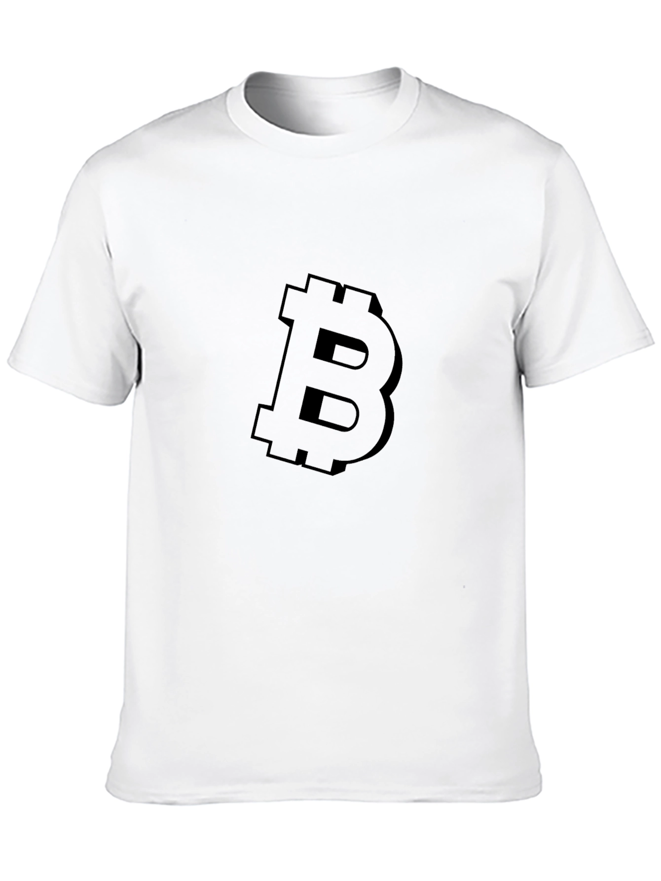 Bitcoin Black T-Shirt Crypto Currency Design