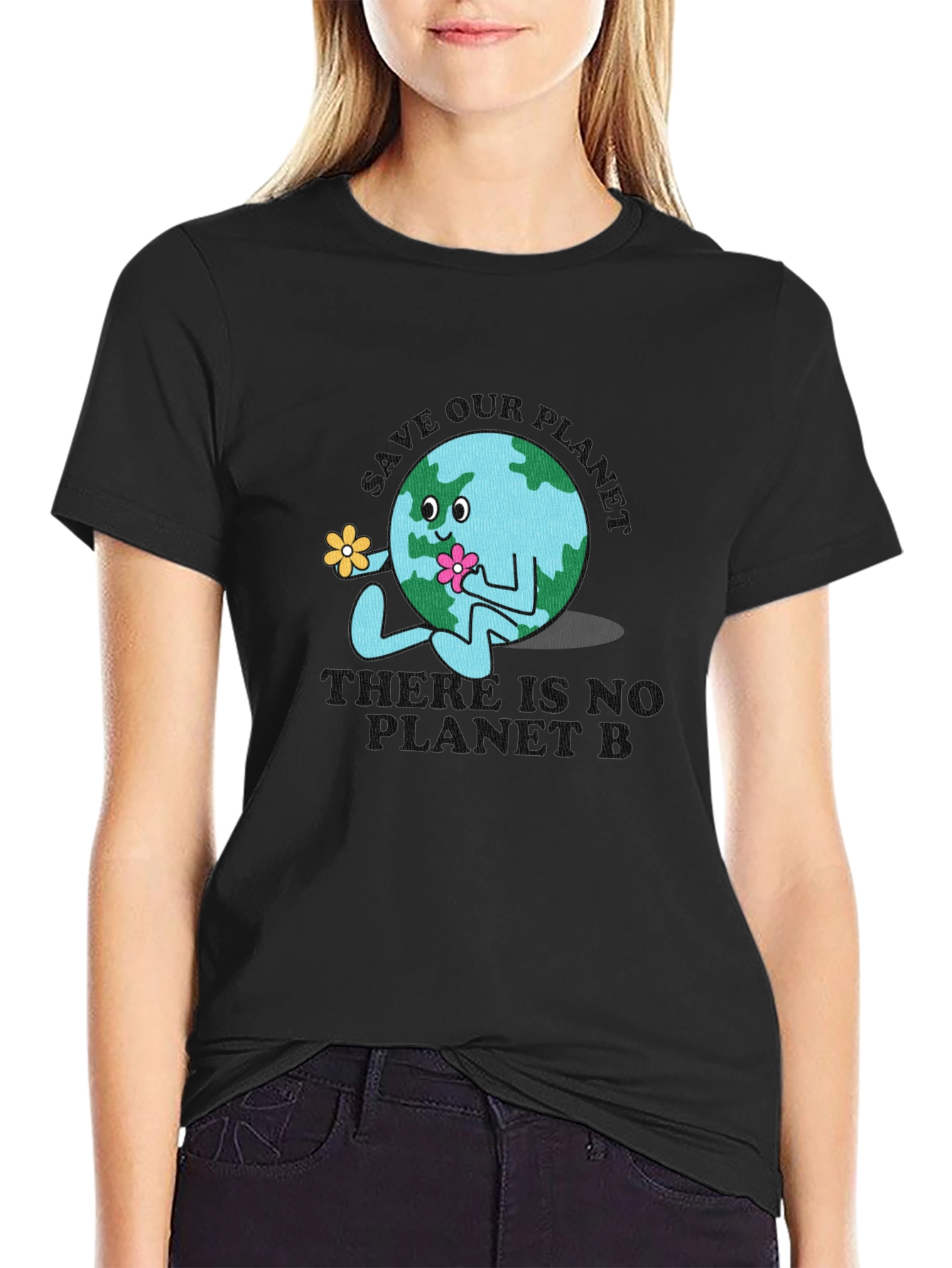 Save Our Planet Black T-Shirt