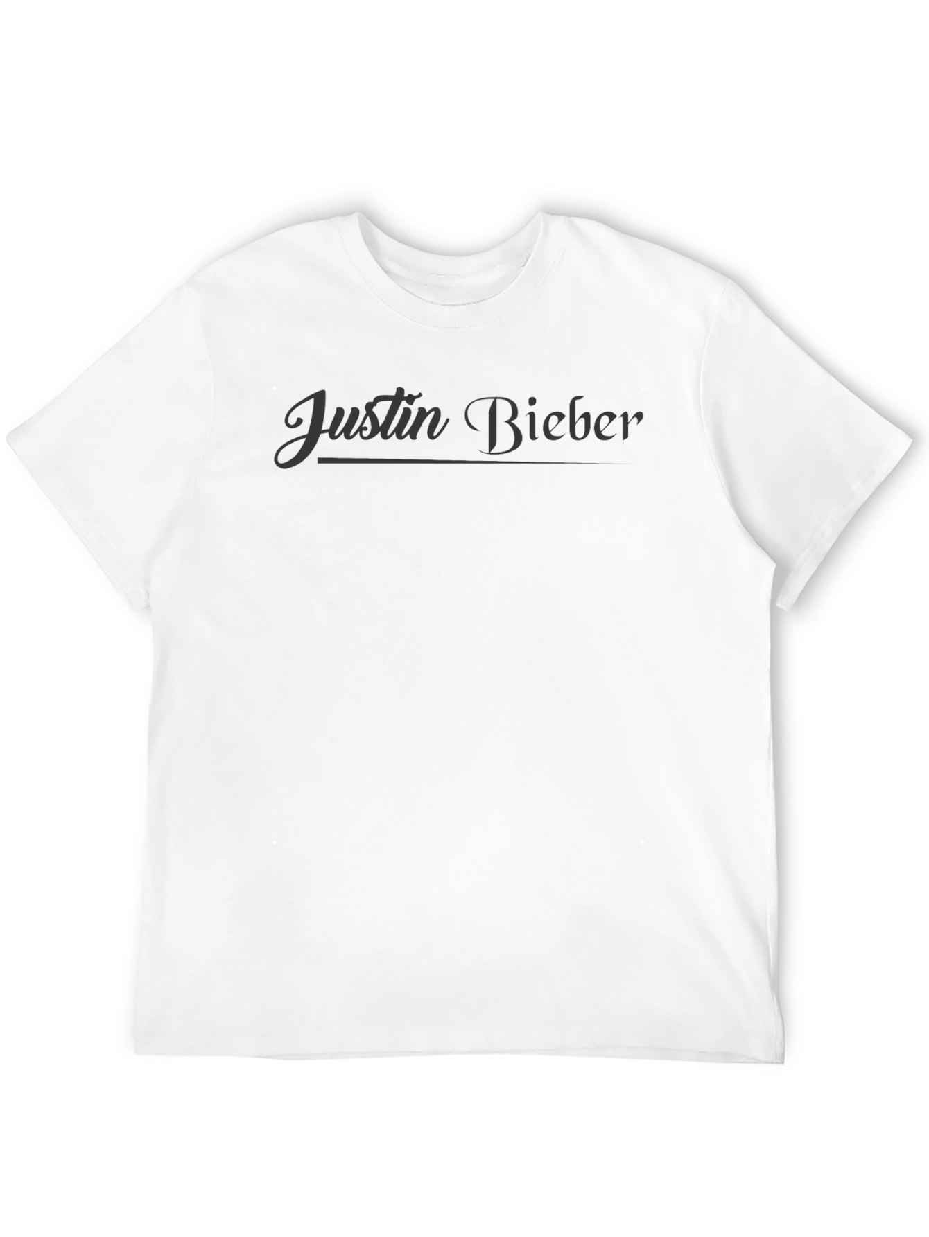 Justin Bieber Black T-Shirt