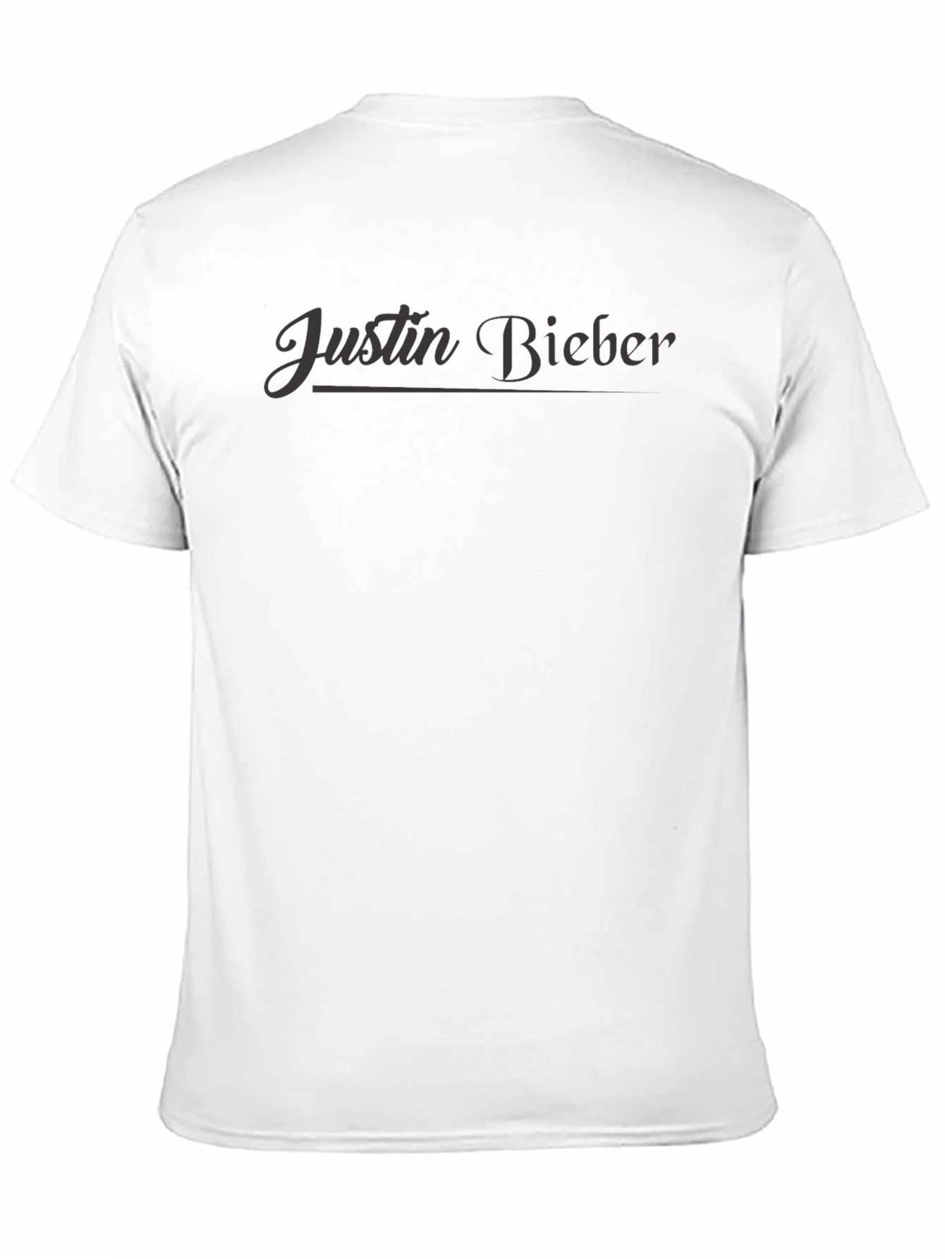 Justin Bieber Black T-Shirt
