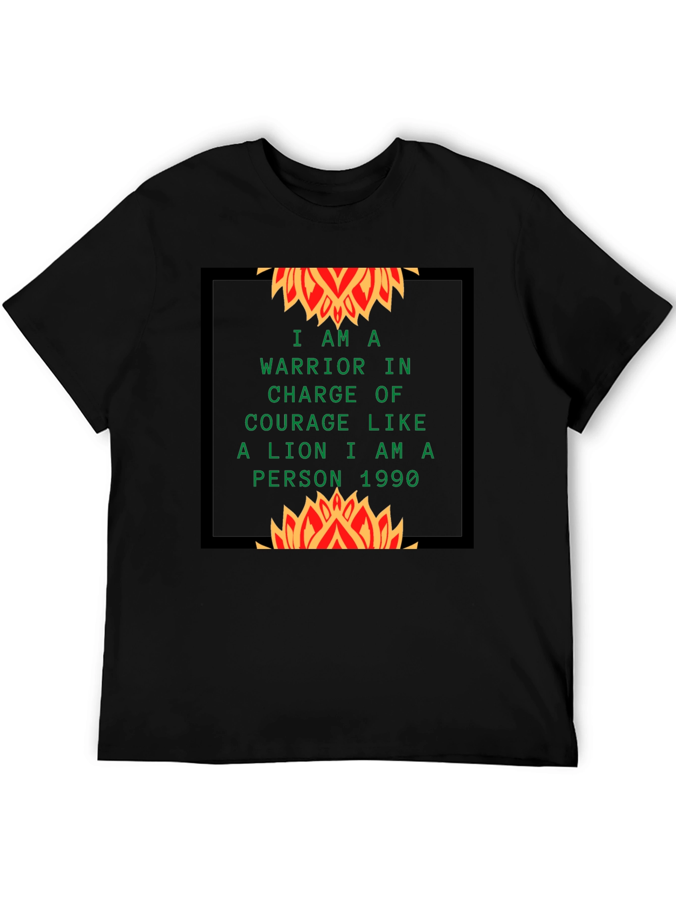 Warrior Lion T-Shirt - Courageous Design