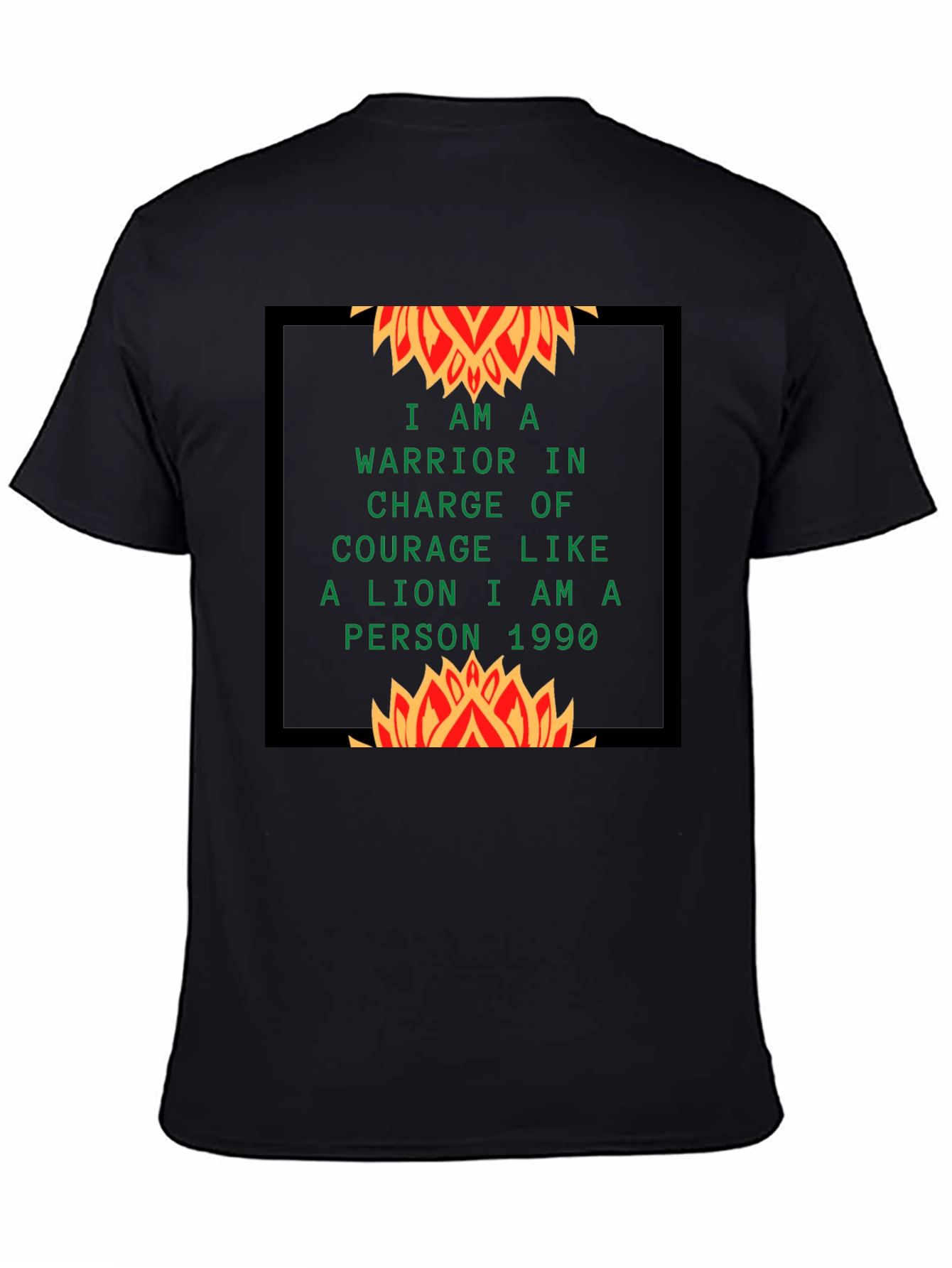 Warrior Lion T-Shirt - Courageous Design