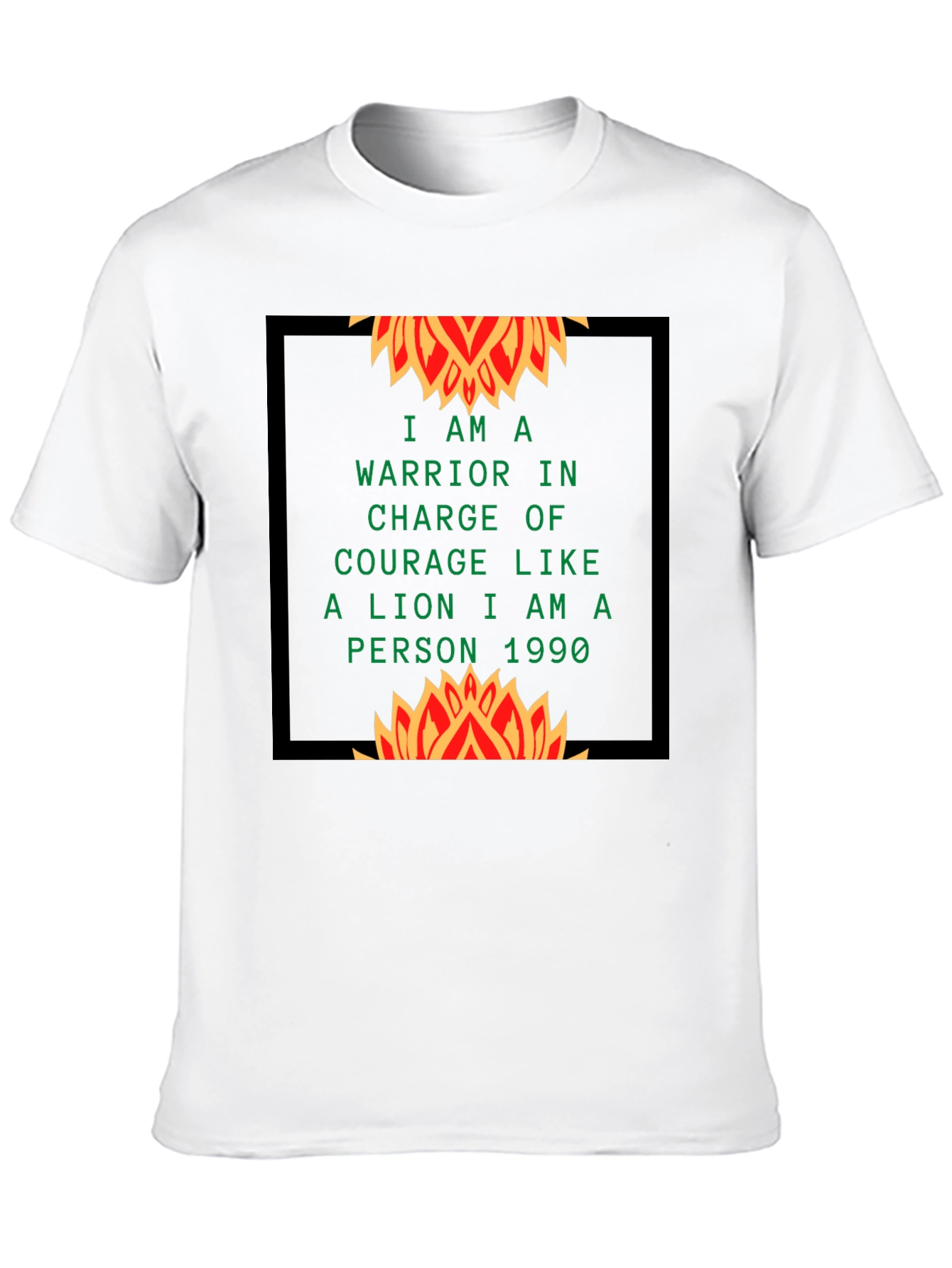 Warrior Lion T-Shirt - Courageous Design