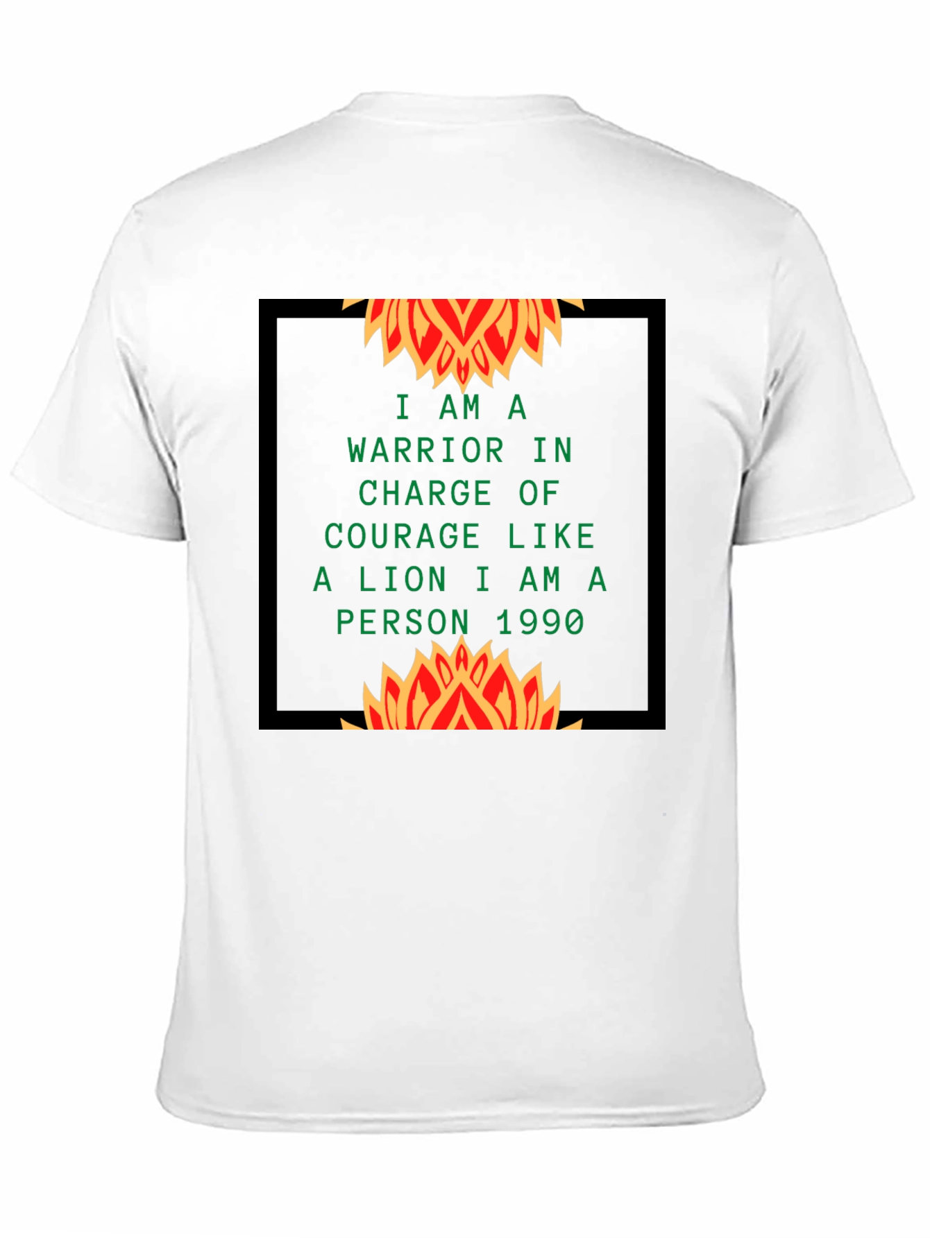 Warrior Lion T-Shirt - Courageous Design