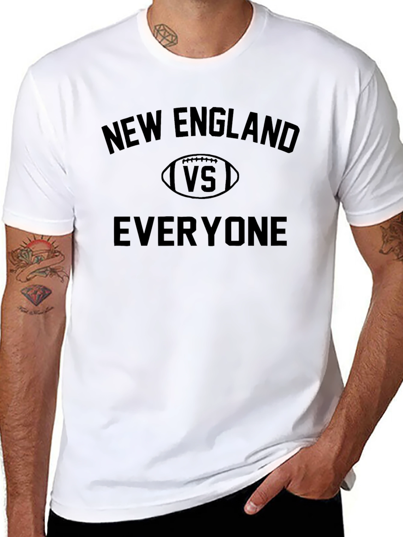 New England VS Everyone Football T-Shirt
