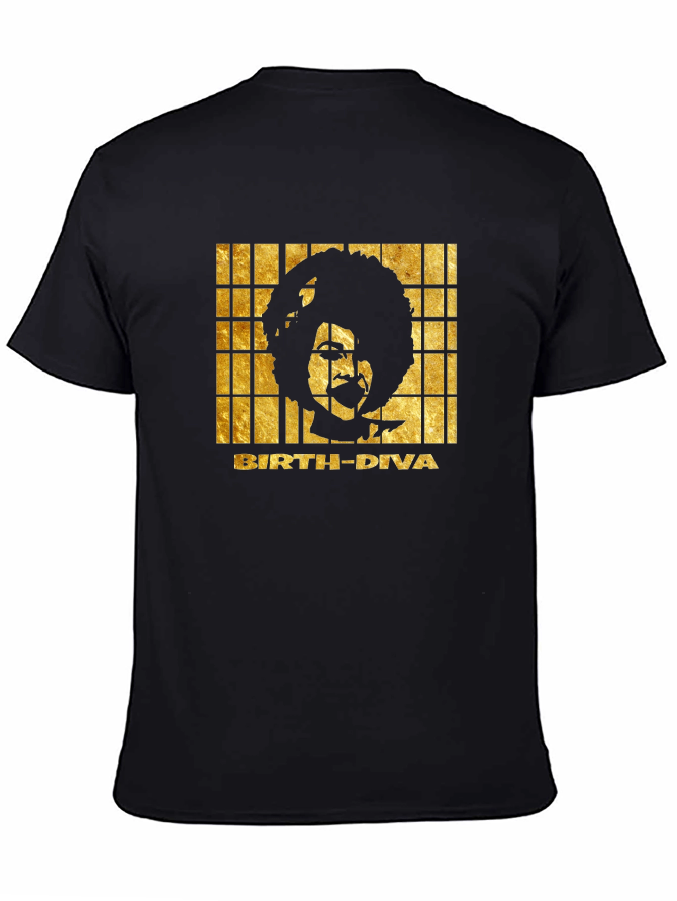 Birth Diva Graphic Print T-Shirt - Black