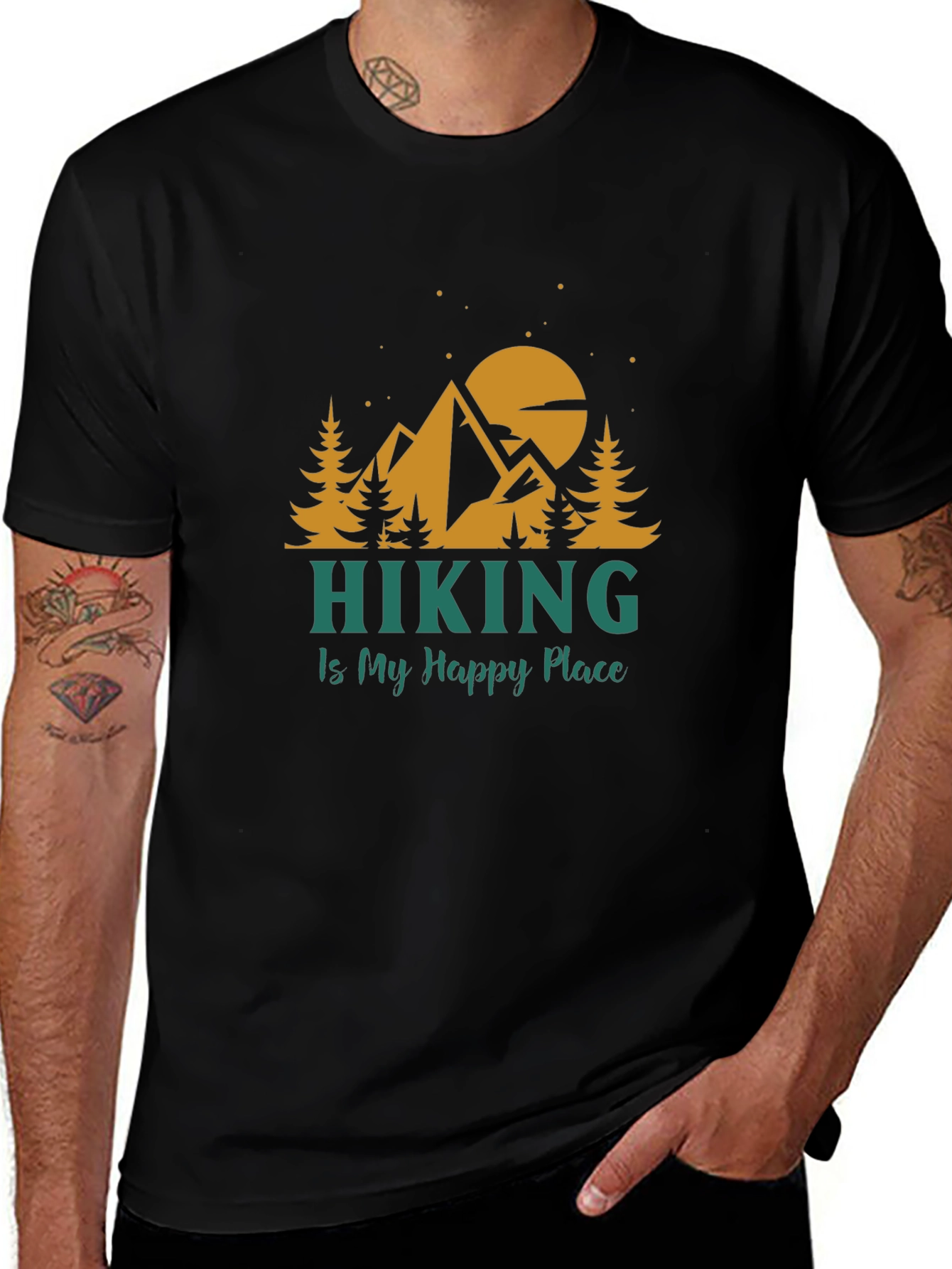 Hiking Is My Happy Place T-Shirt