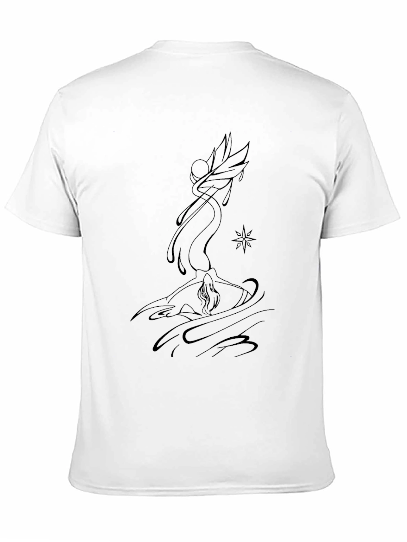 Mystic Sketch Black Tee