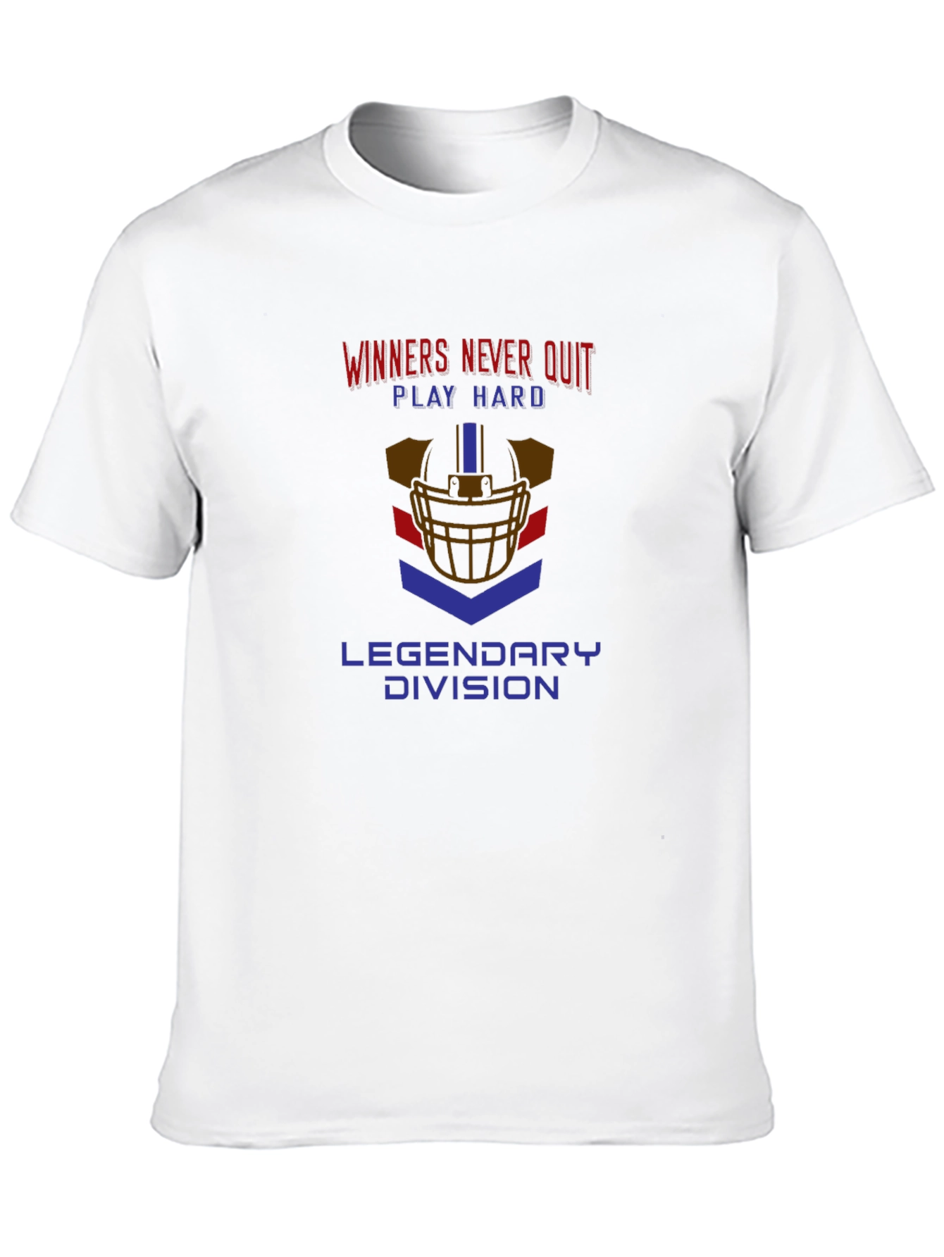 Winners Never Quit Graphic T-Shirt