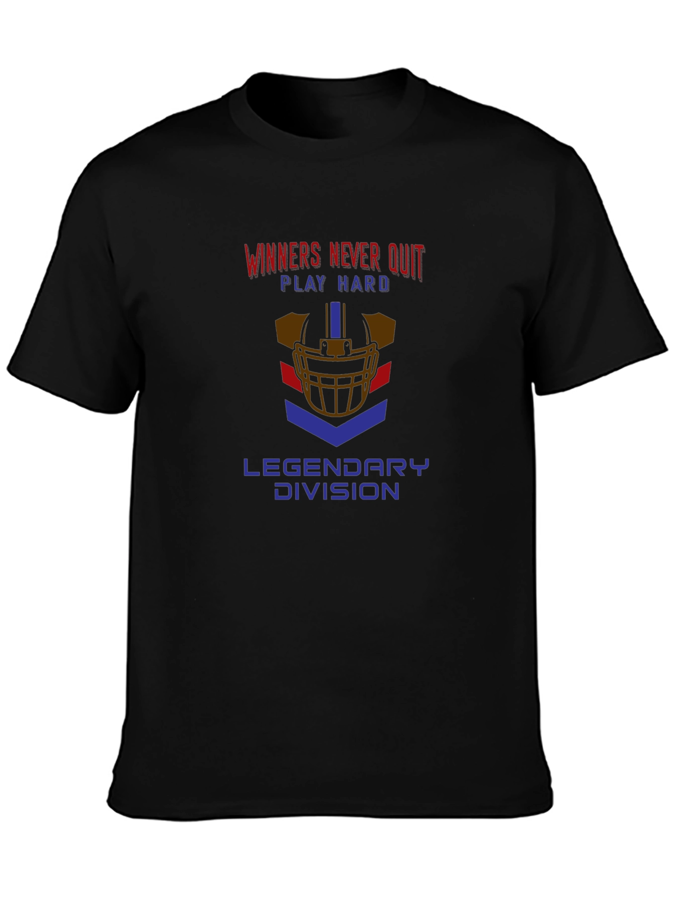 Winners Never Quit Graphic T-Shirt