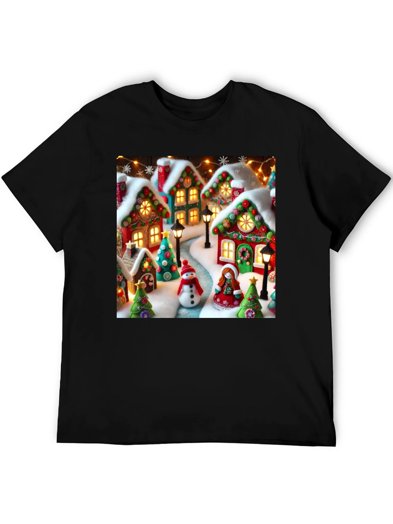 Festive Holiday Village T-Shirt