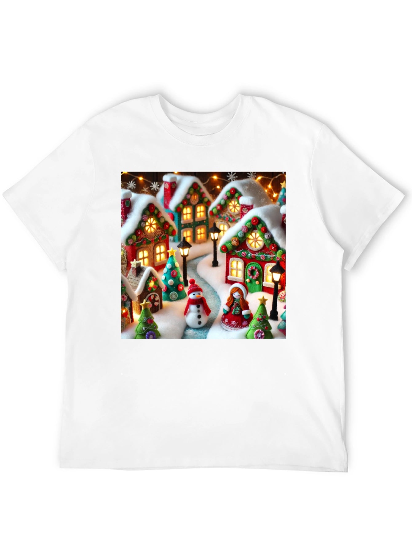 Festive Holiday Village T-Shirt
