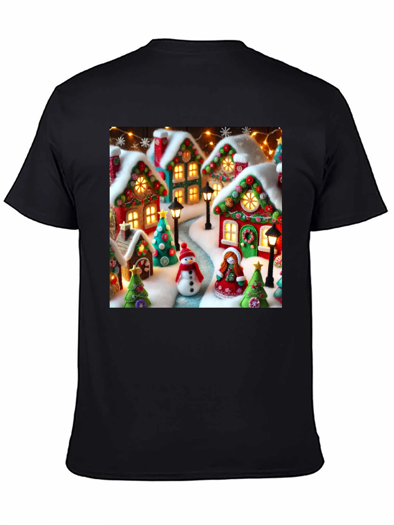 Festive Holiday Village T-Shirt