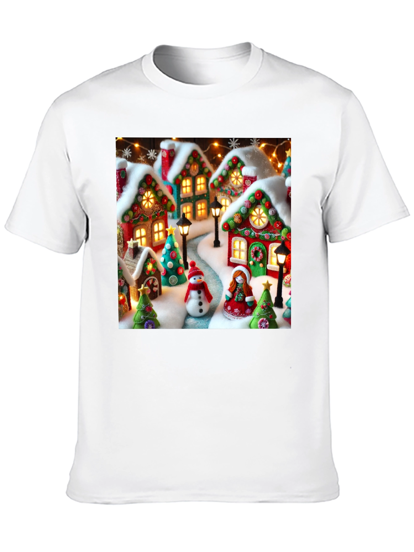 Festive Holiday Village T-Shirt