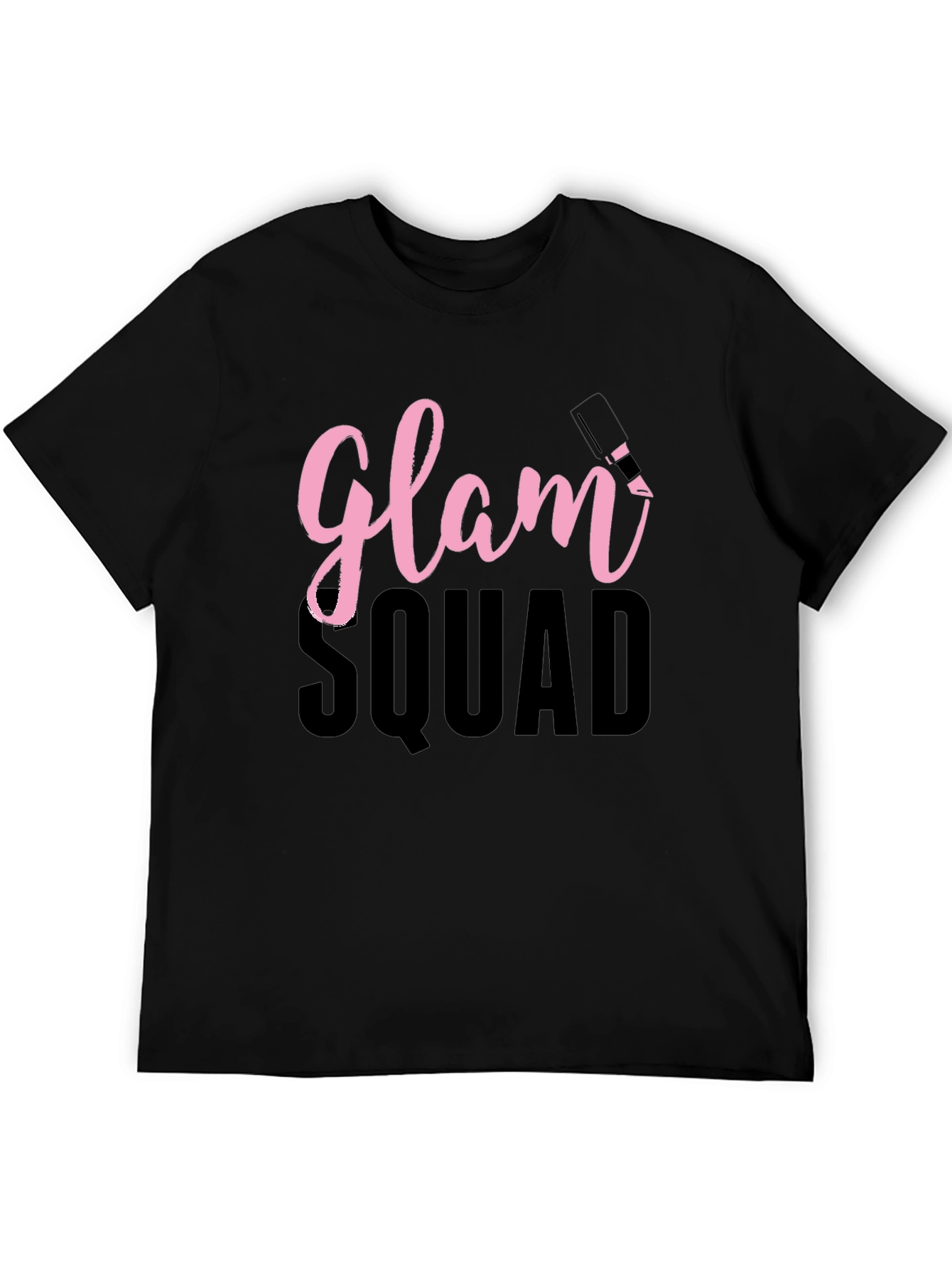 Glam Squad Tee - Stylish Cotton Graphic T-Shirt