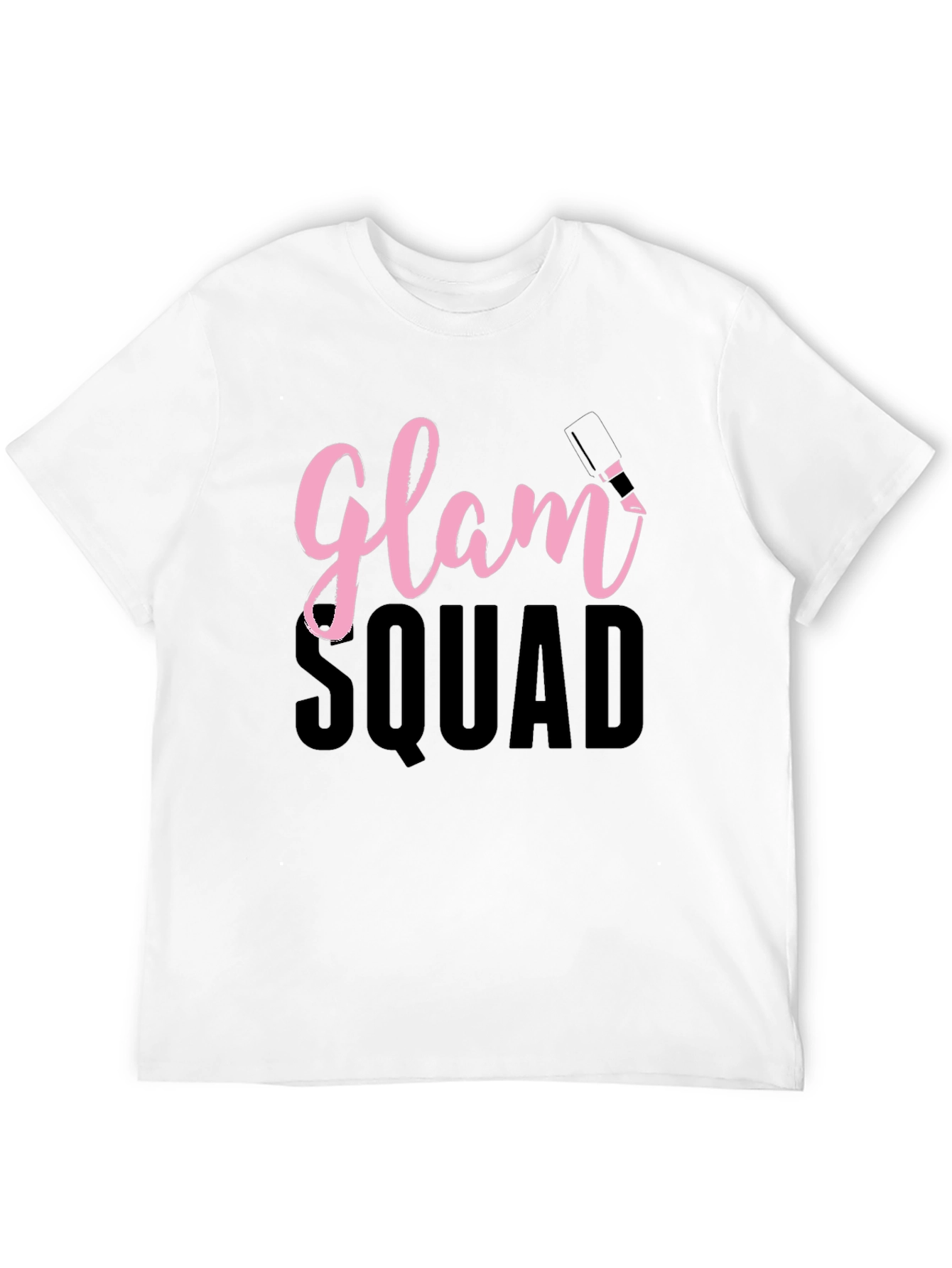 Glam Squad Tee - Stylish Cotton Graphic T-Shirt