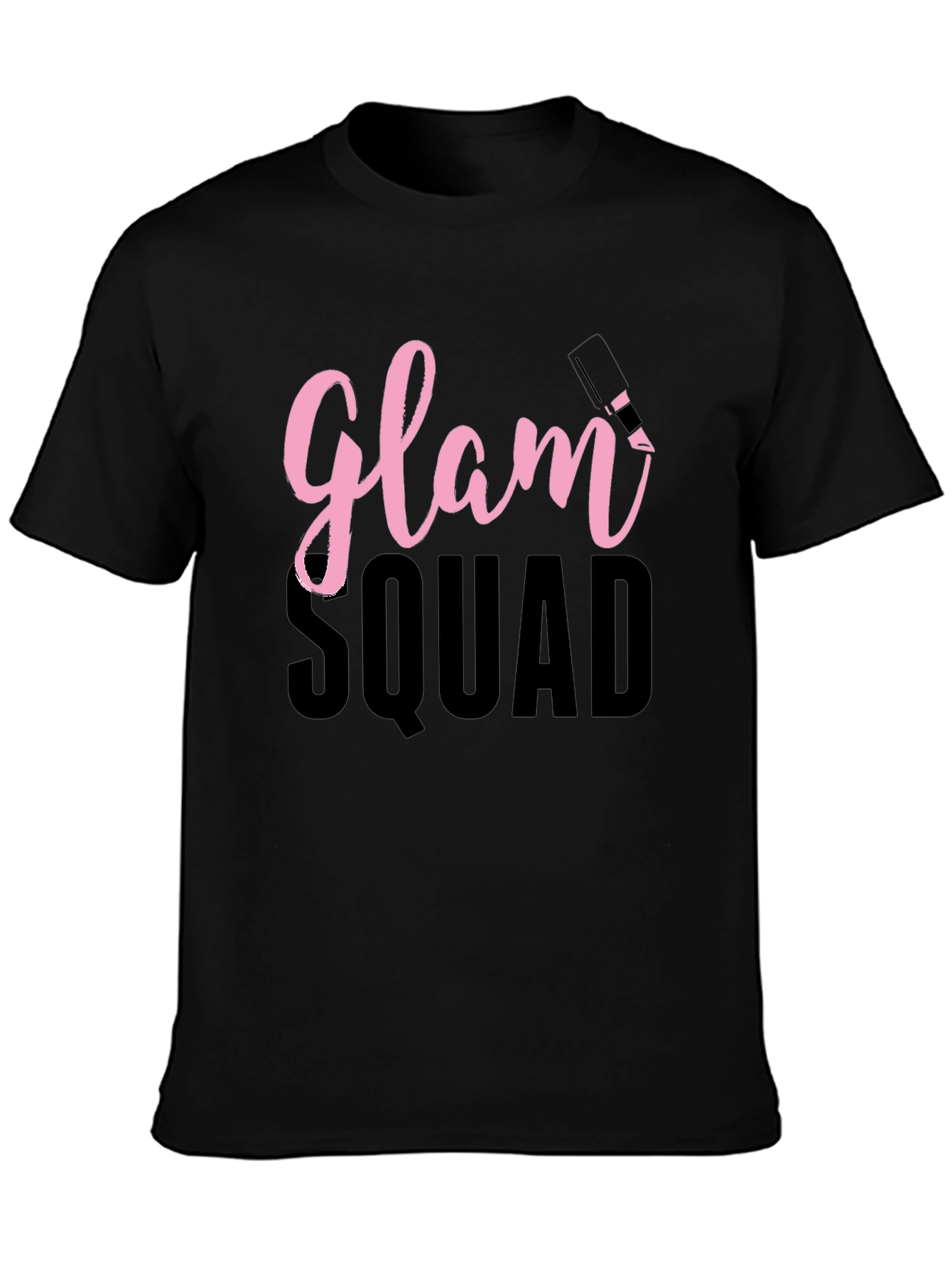 Glam Squad Tee - Stylish Cotton Graphic T-Shirt