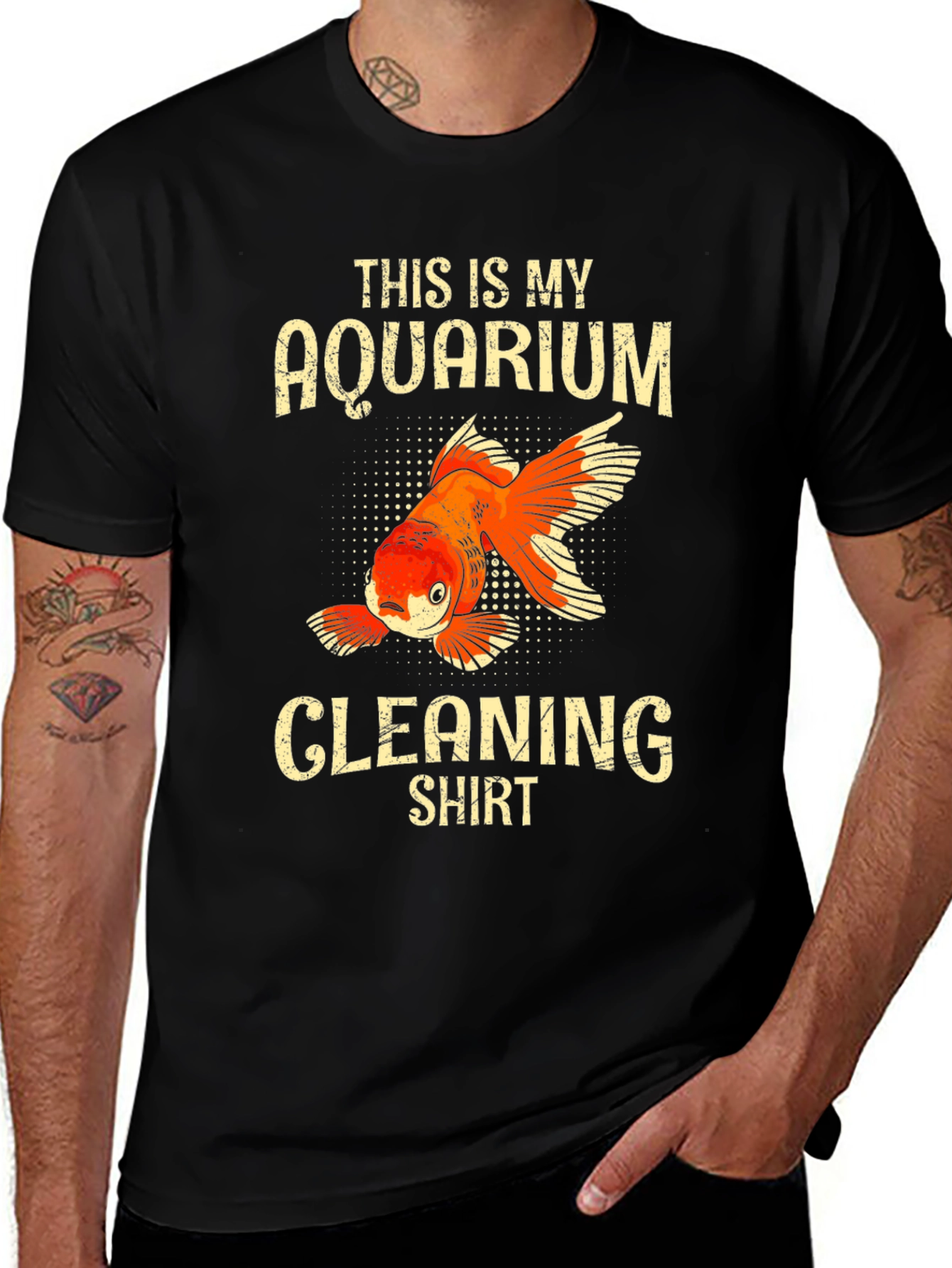Aquarium Cleaning Shirt - Goldfish T-Shirt