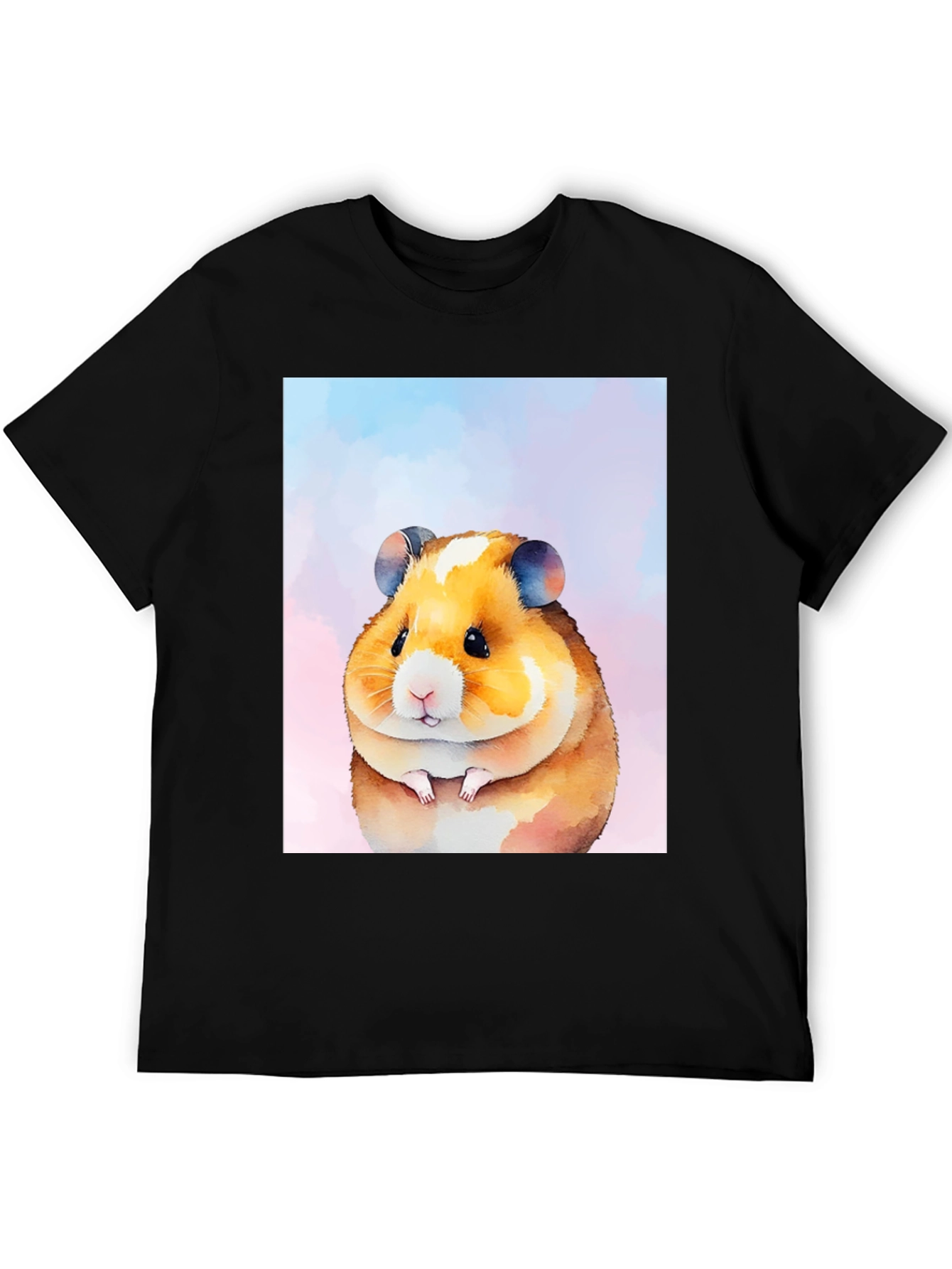 Hamster Watercolor Graphic T-Shirt