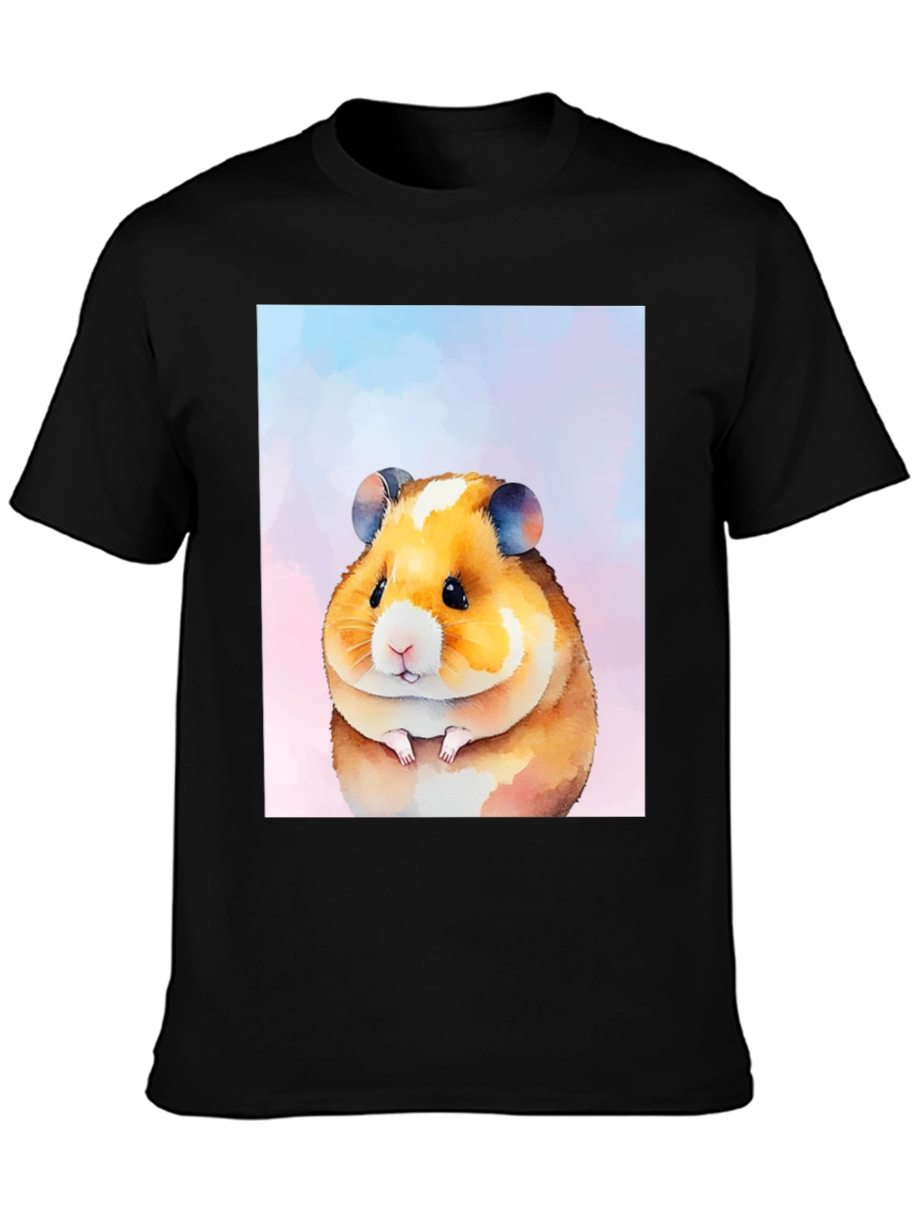 Hamster Watercolor Graphic T-Shirt