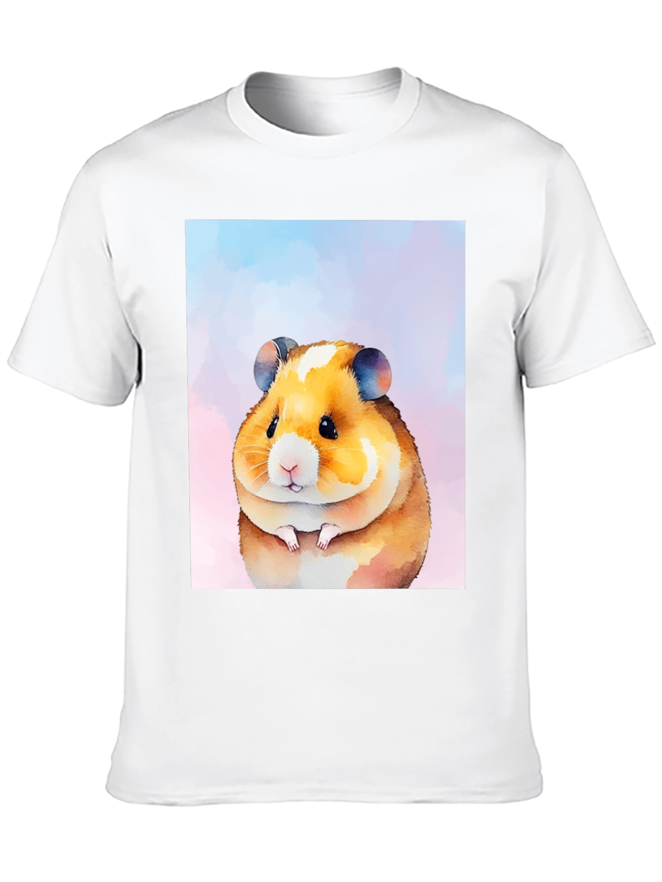 Hamster Watercolor Graphic T-Shirt