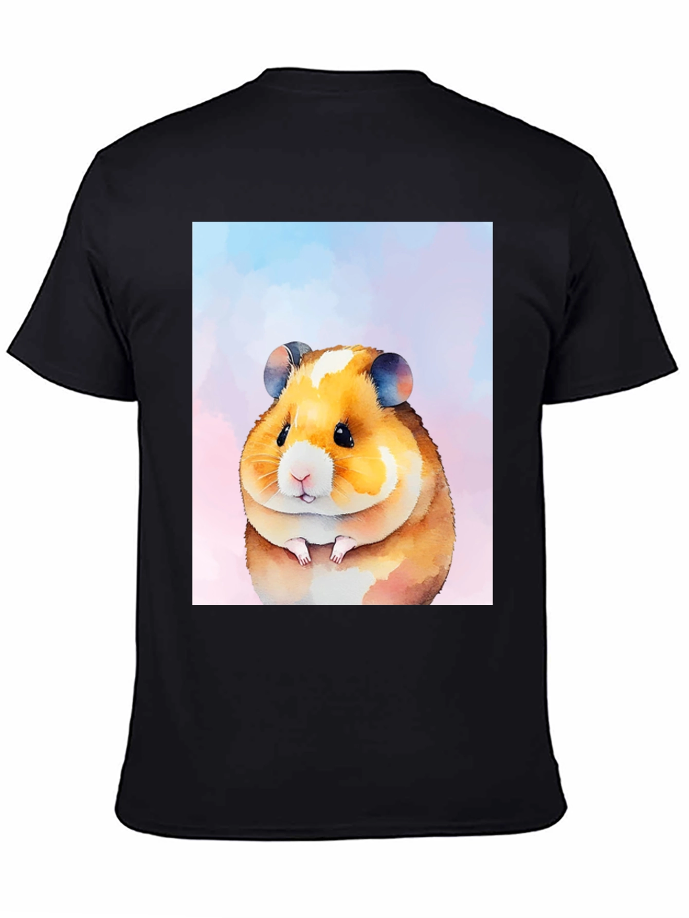 Hamster Watercolor Graphic T-Shirt