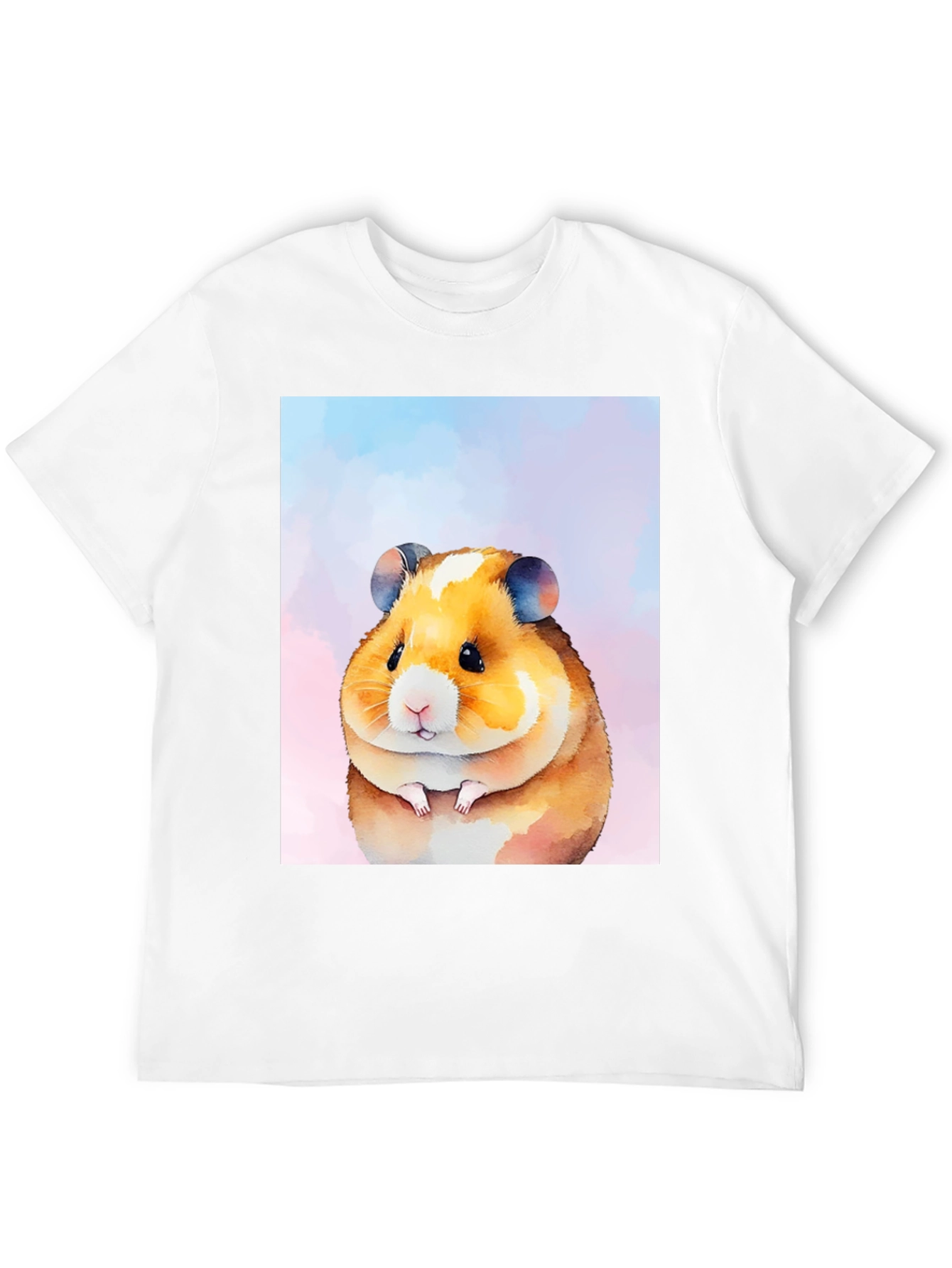 Hamster Watercolor Graphic T-Shirt