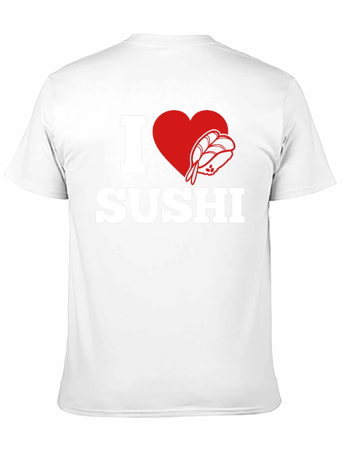 I Love Sushi Graphic Tee - Black
