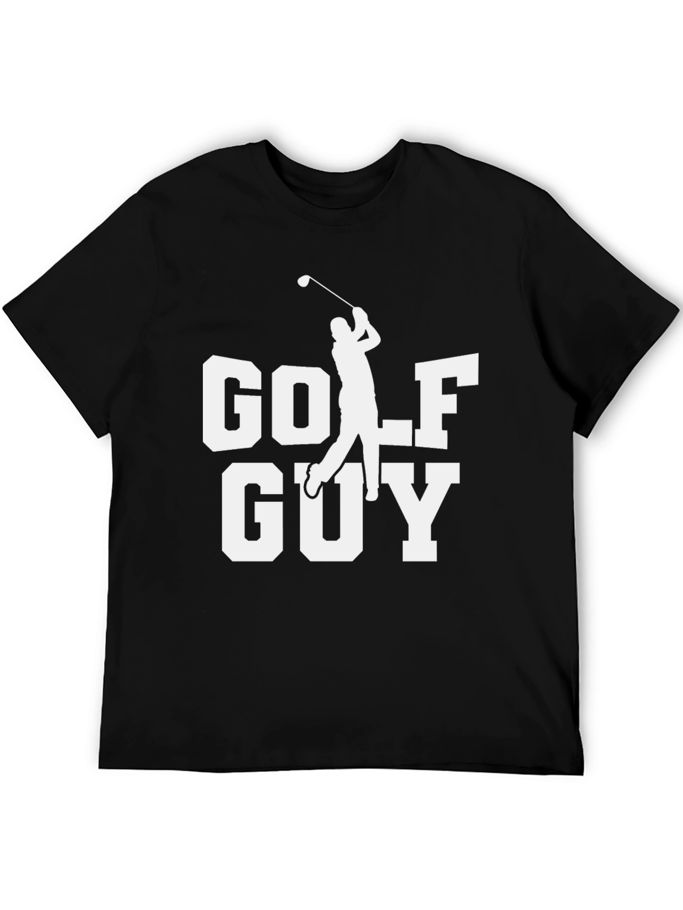 Golf Guy T-Shirt - Black Cotton Tee