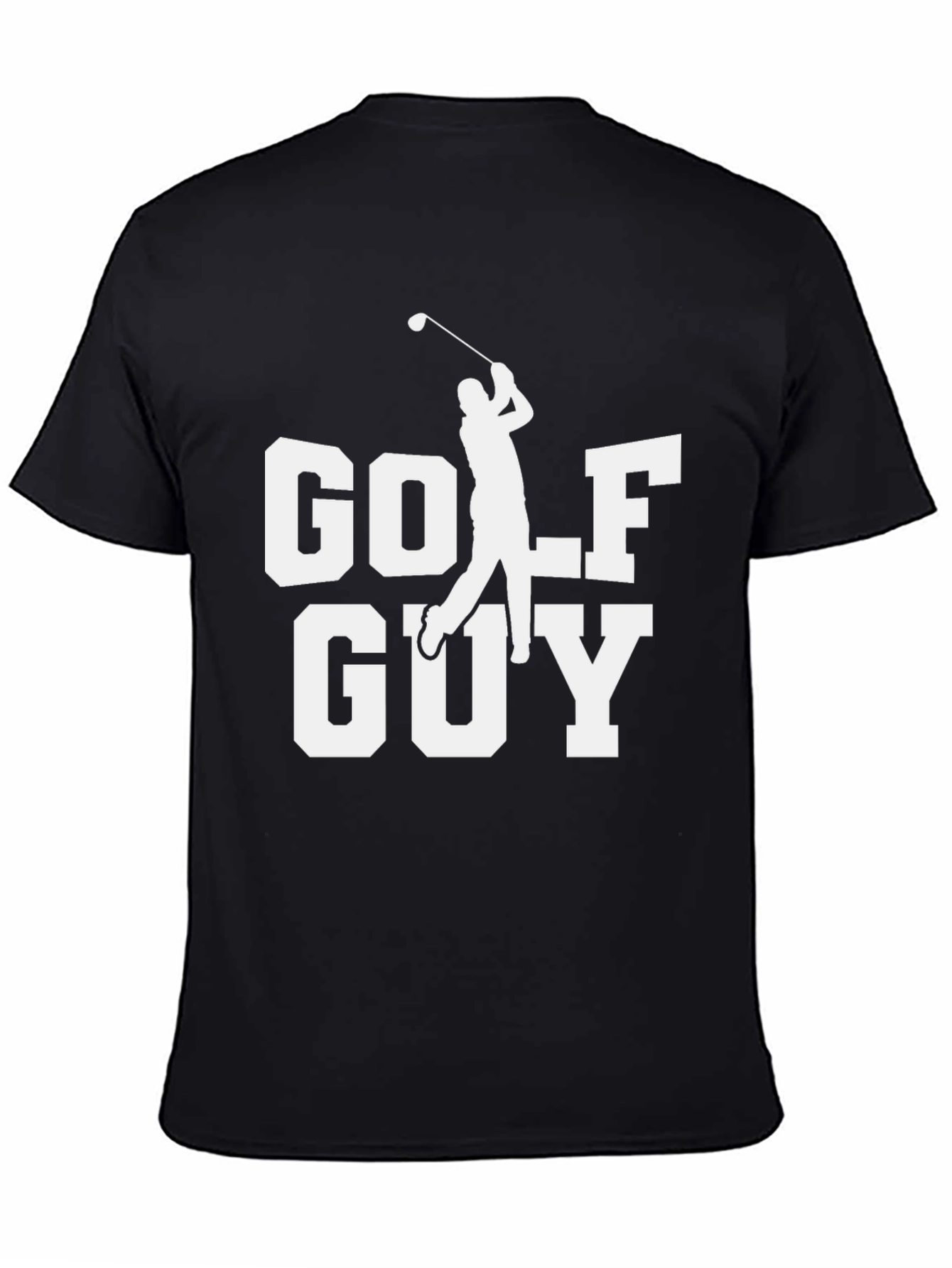 Golf Guy T-Shirt - Black Cotton Tee