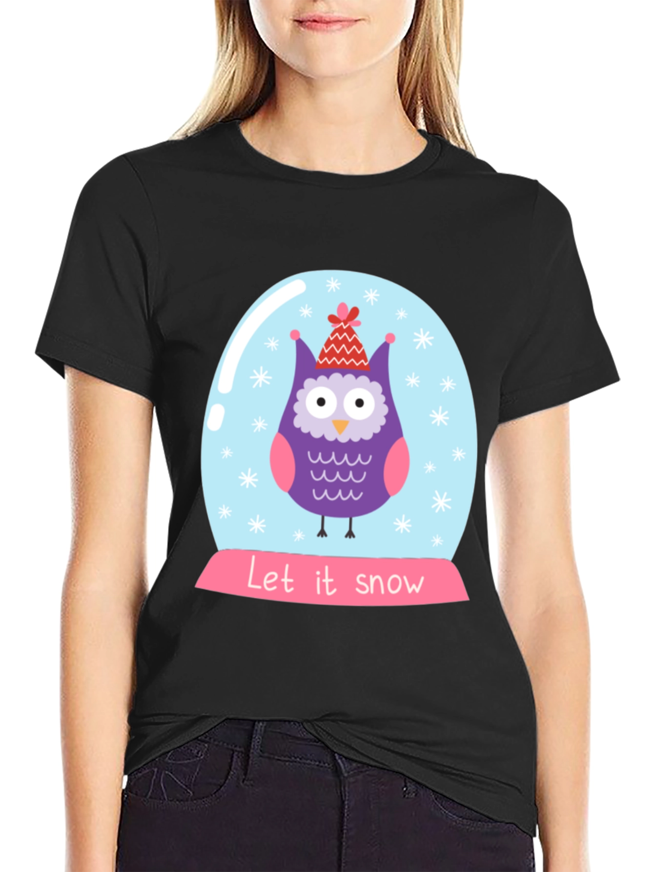 Let It Snow Owl T-Shirt