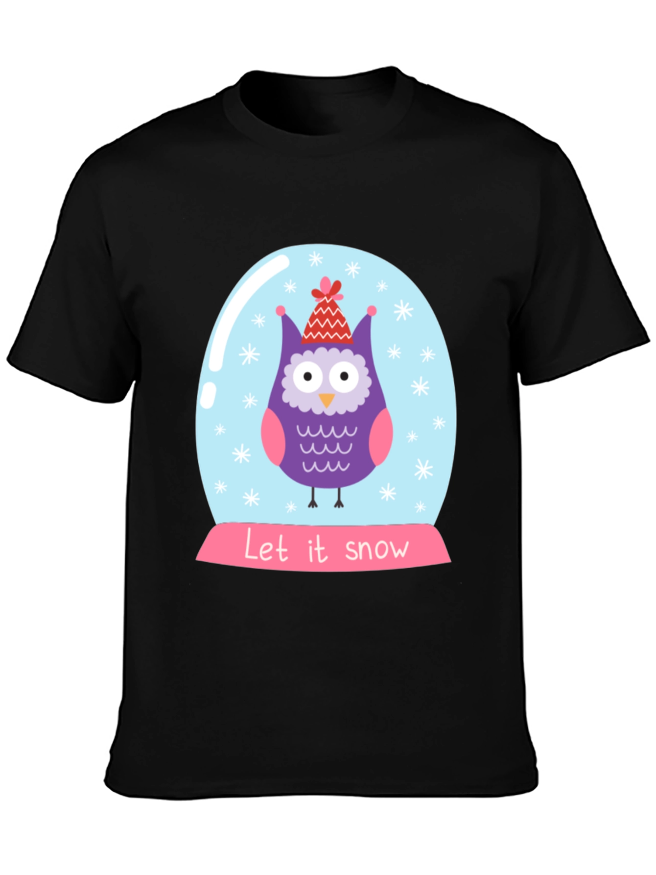 Let It Snow Owl T-Shirt