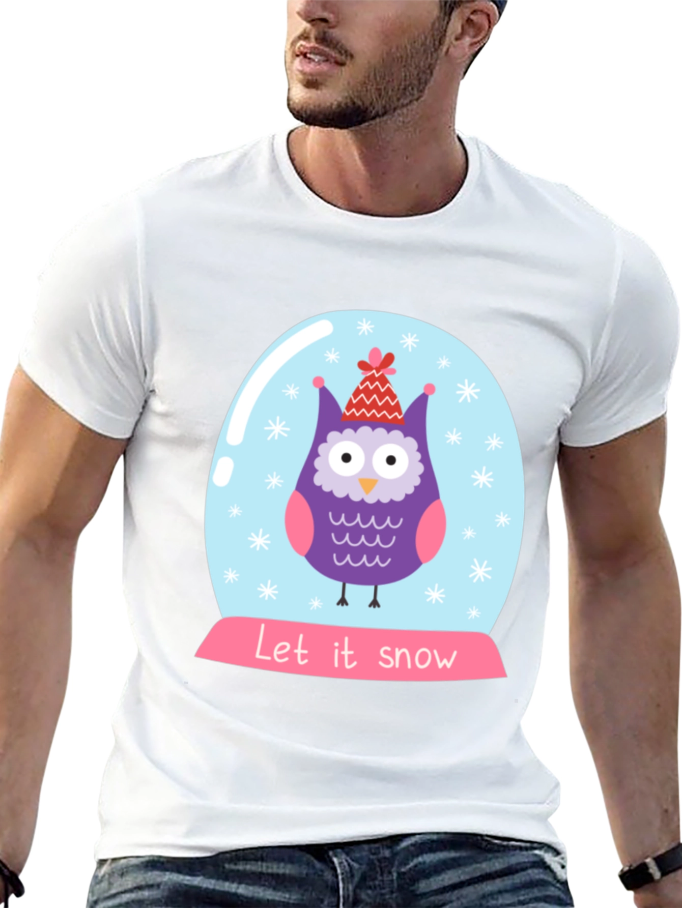 Let It Snow Owl T-Shirt