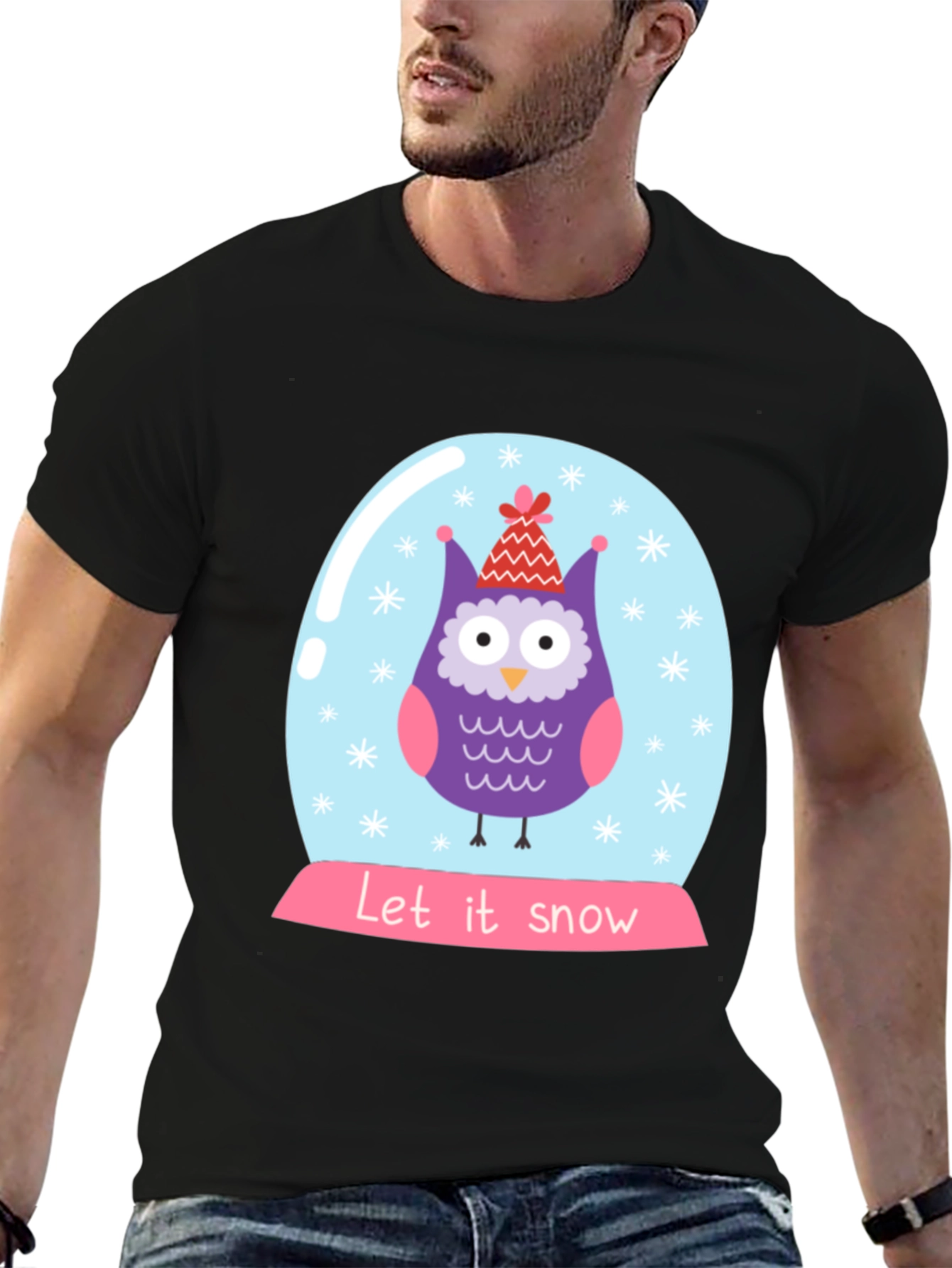 Let It Snow Owl T-Shirt