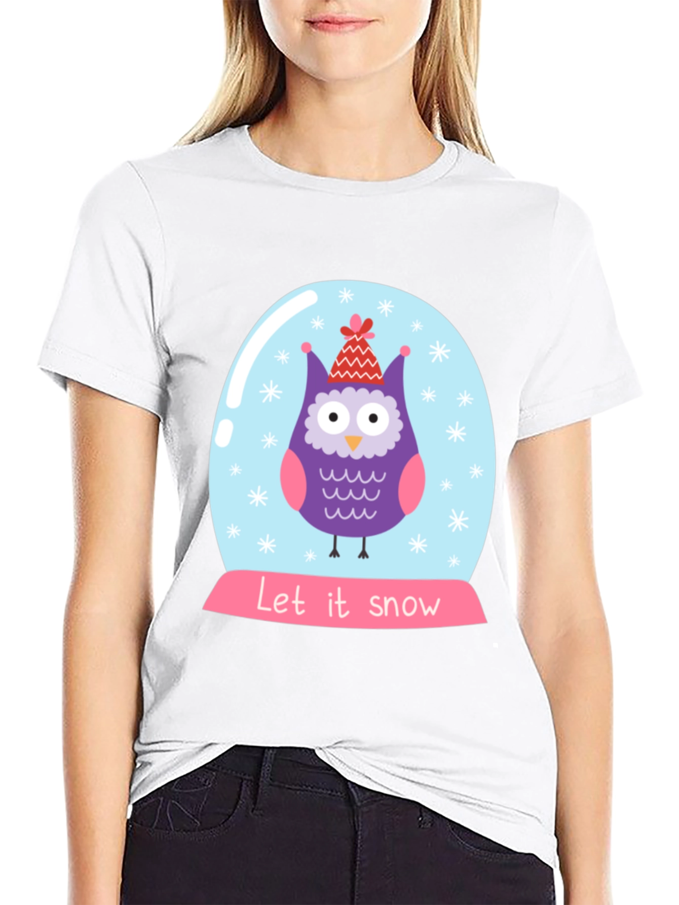 Let It Snow Owl T-Shirt